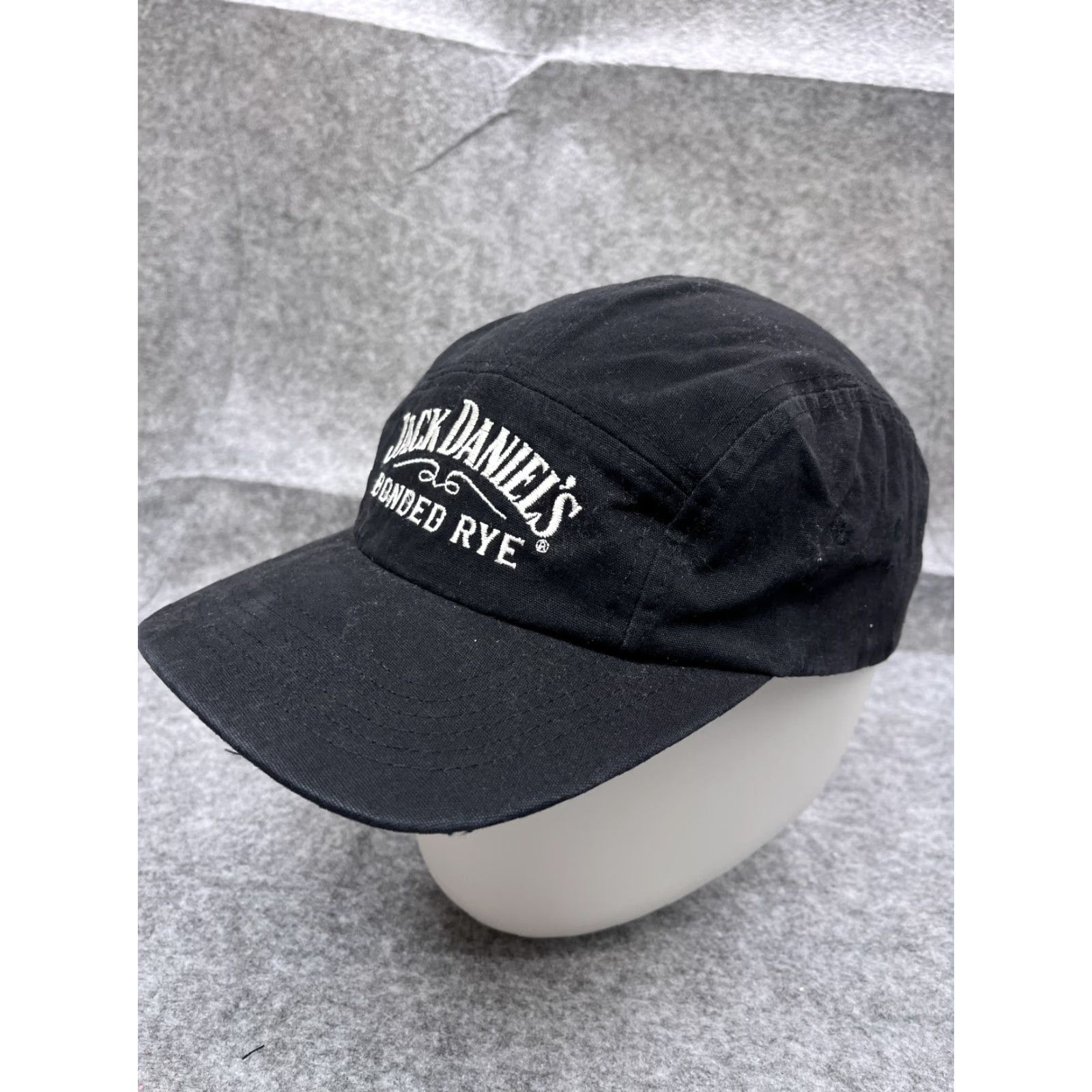 Port Authority Port Authority Jack Daniel's Bonded Rye Hat Cap 5 Panel Adjustable One Size Black Cotton Mens Hat Size ONE SIZE - 4 Thumbnail