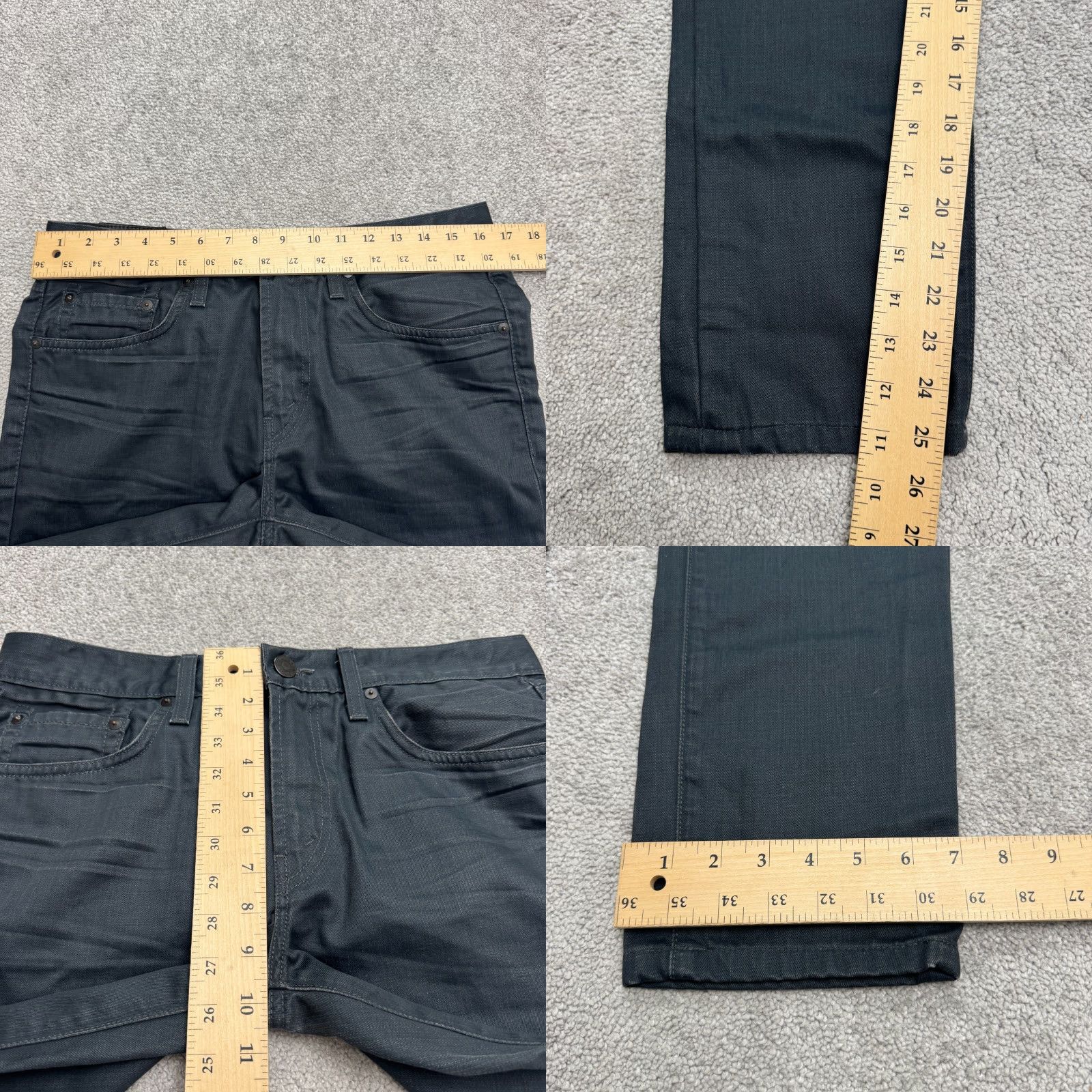J Brand J Brand Mechanism Indigo Jeans Pants Mens 34 Straight Leg 100% Cotton 34x25 Shirt? Size US 34 / EU 50 - 8 Thumbnail