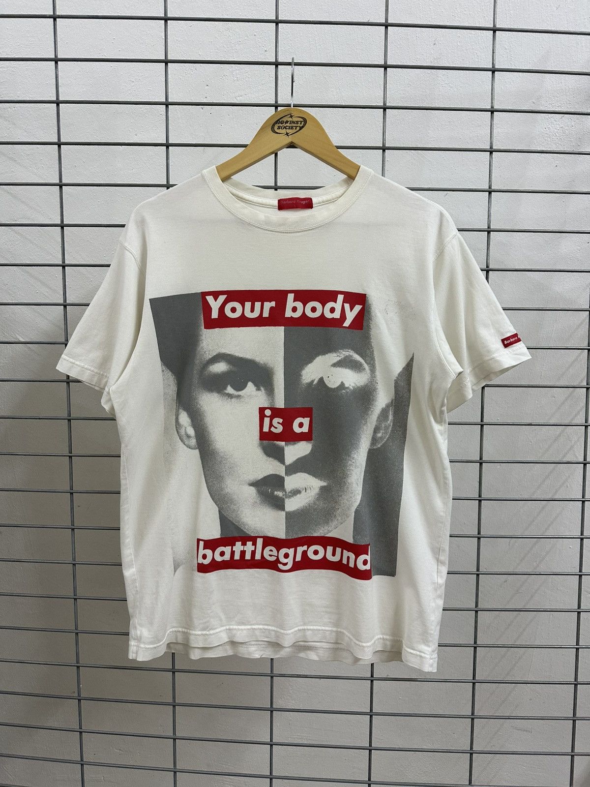 Barbara Kruger Vintage Barbara Kruger Your Body Is A Battleground Tee Size US M / EU 48-50 / 2 - 1 Thumbnail