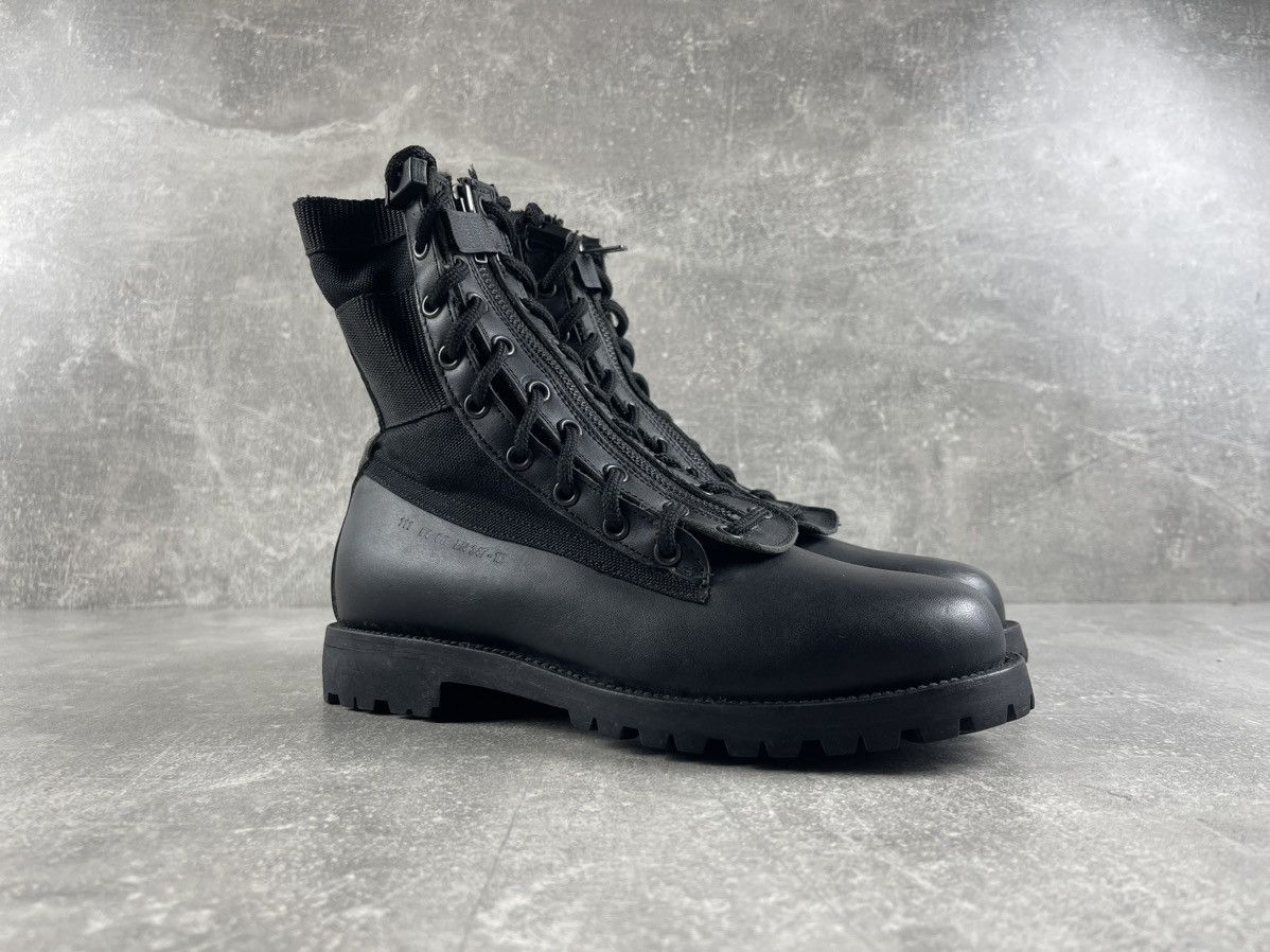Genuine Leather KIMMI by DINOS Italy Leather & Cordura Tactical Combat Boots Size US 8 / IT 38 - 5 Thumbnail