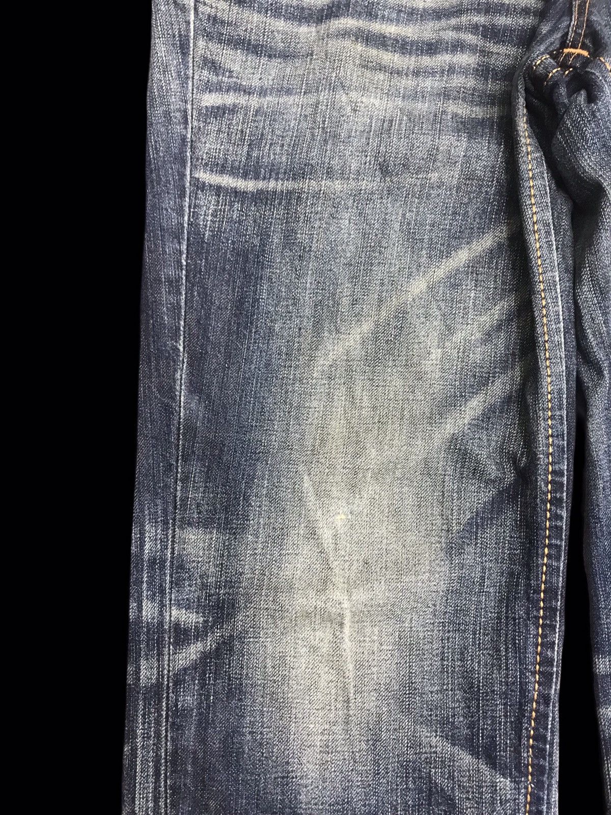 Edwin 💥FLARE💥SICK BUFFALO HEAD EDWIN FLARE DISTRESSED DENIM F203 Size US 33 - 6 Thumbnail