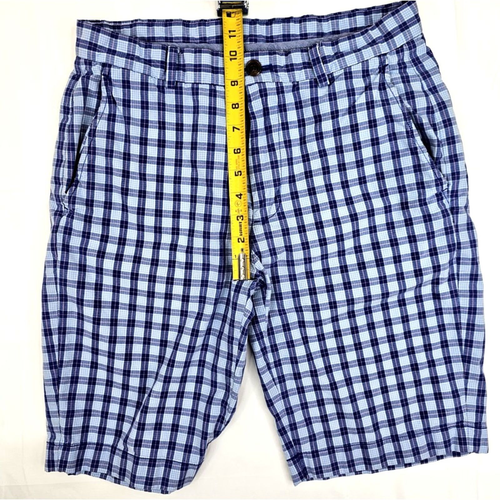 Brooks Brothers Brooks Brothers Bermuda Shorts Men 31 Casual Plaid Pink Blue Shorts Bermuda, Men, 31, Cotton, Blue, Pink, Regular Fit Size US 31 - 4 Thumbnail
