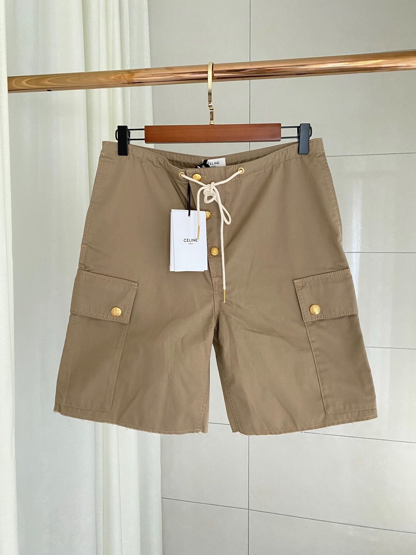 Celine Celine Early Autumn Cargo Shorts Size US 34 / EU 50 - 1 Thumbnail