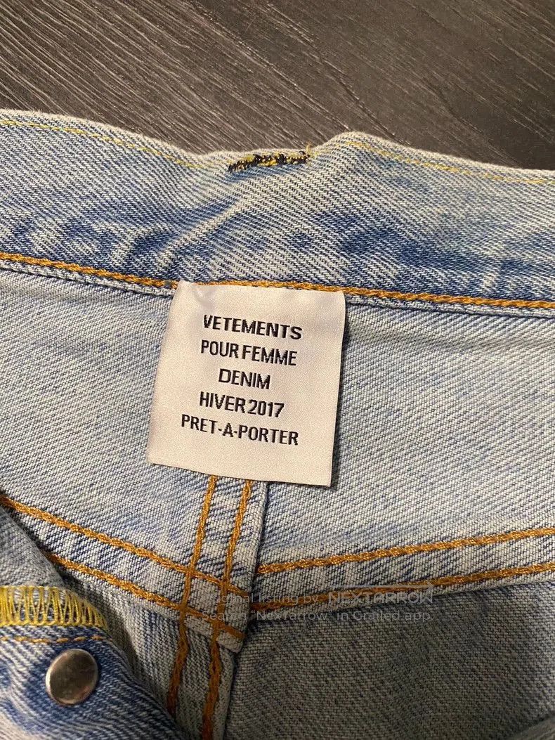 Vetements Deconstructed Denim Pants by Vetements. Size US 34 / EU 50 - 5 Thumbnail