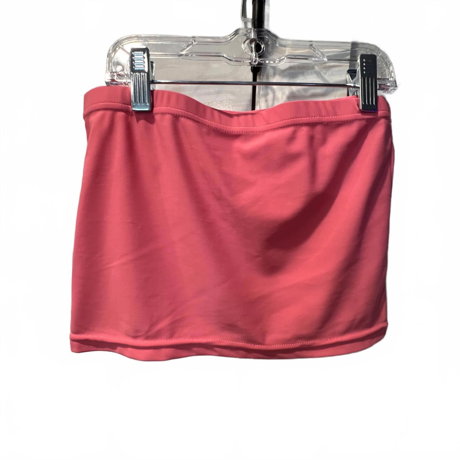 Unknown London Coral Pink Women's Bandeau Top Size ONE SIZE - 1 Thumbnail
