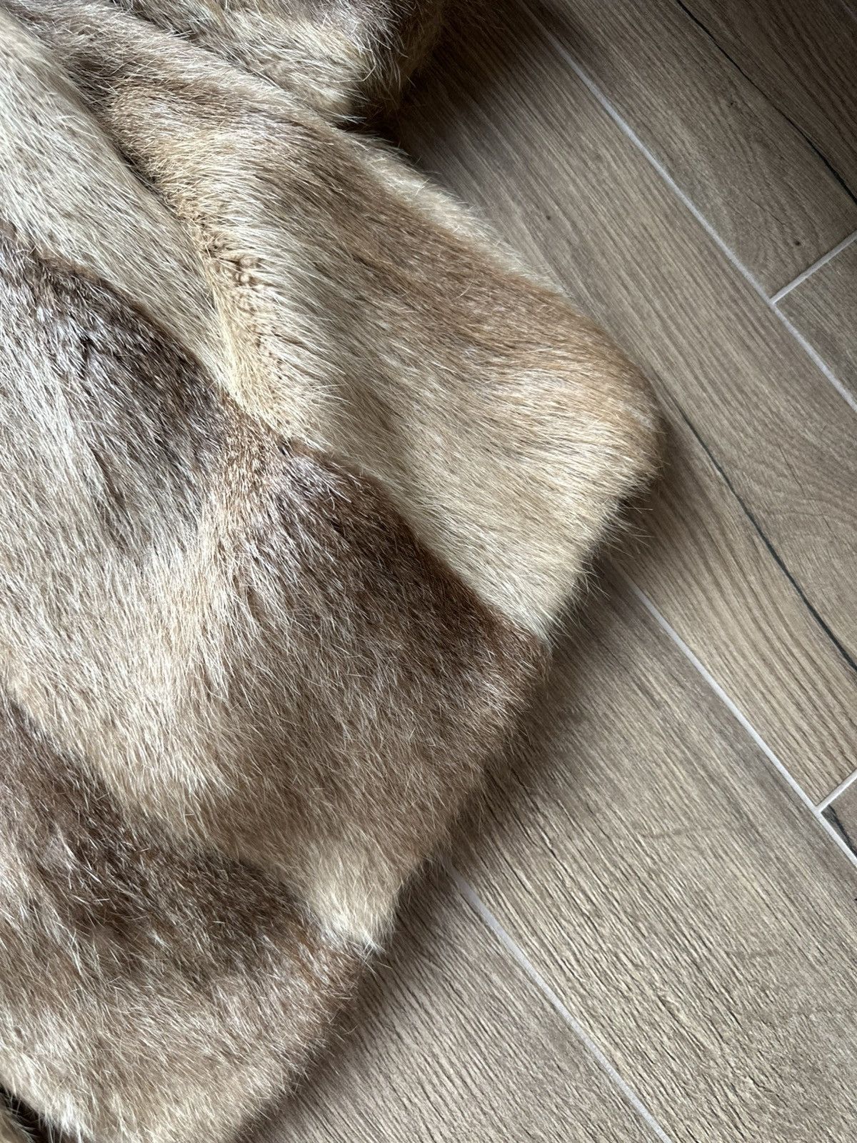 Vintage Real Genuine Y2k Vintage Midi Retro Fur Winter Coat Size L / US 10 / IT 46 - 6 Thumbnail