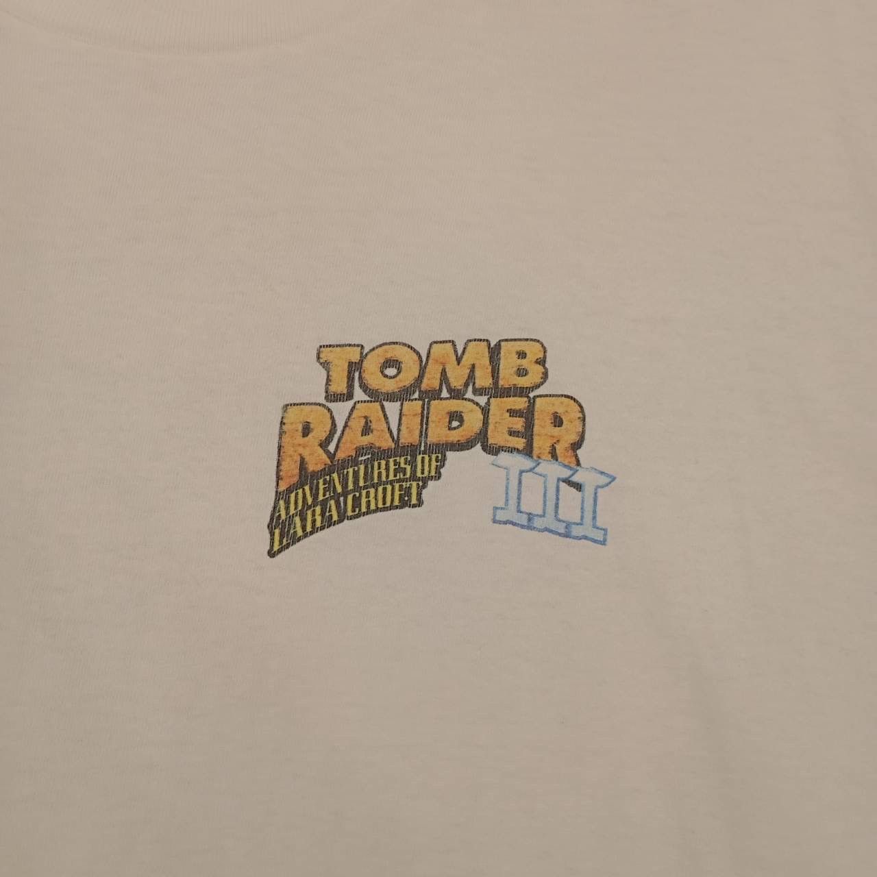 Optic Gaming Vintage Tomb Raider III Lara Croft EIDOs Game Promo T Shirt Size US XL / EU 56 / 4 - 3 Thumbnail