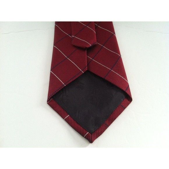 Brooks Brothers BROOKS BROTHERS MENS NEW DARK RED 100%SILK TIE WIDTH: 3 5/8" Size ONE SIZE - 3 Thumbnail