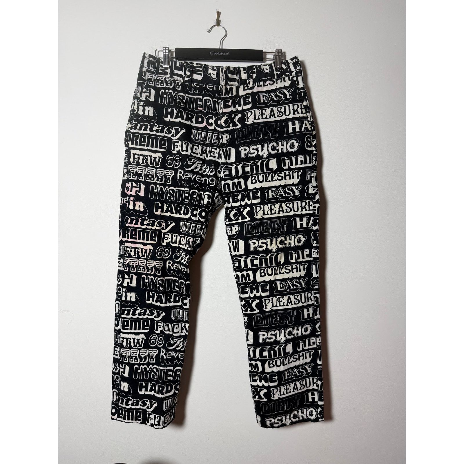 Supreme Supreme Hysteric Glamour Text Work Pant Size US 32 / EU 48 - 1 Thumbnail