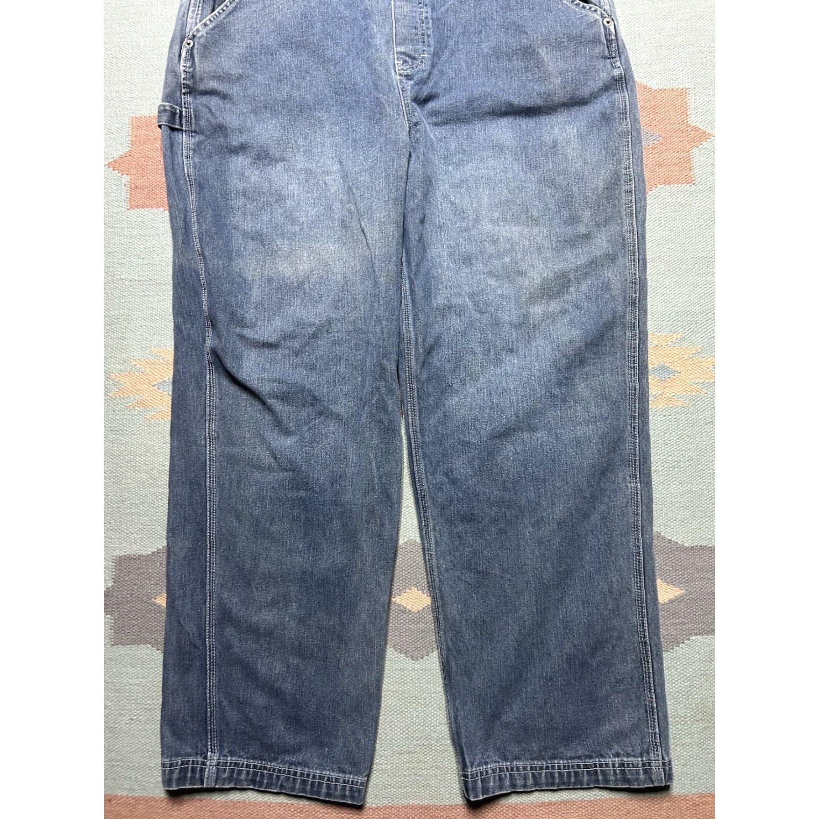 Disney VINTAGE Winnie the Pooh denim overalls embroidered Disney cartoon women 36/37 Denim Overalls Winnie the Pooh Embroidered Disney Women 36/37 Size 25" / US 0 / IT 36 - 2 Thumbnail