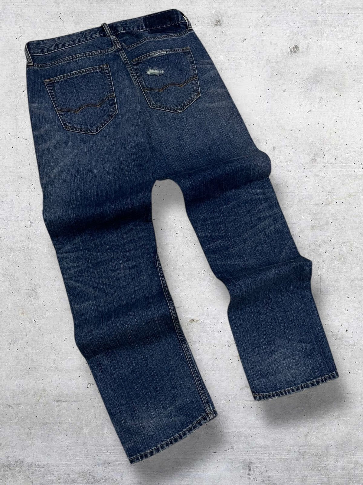 Japanese Brand VINTAGE AMERICAN EAGLE RARE DESIGN PATCHWORK RIPPED DENIM Size US 31 - 9 Thumbnail