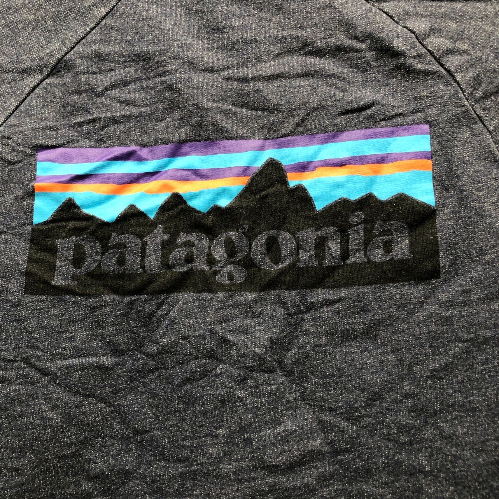 Patagonia Patagonia P-6 Logo Lightweight Crew Sweatshirt Mens S Navy Graphic Print Knit Cotton Blend Regular Fit Crew Neck Long Sleeve Pullover Vintage No Size US S / EU 44-46 / 1 - 5 Thumbnail
