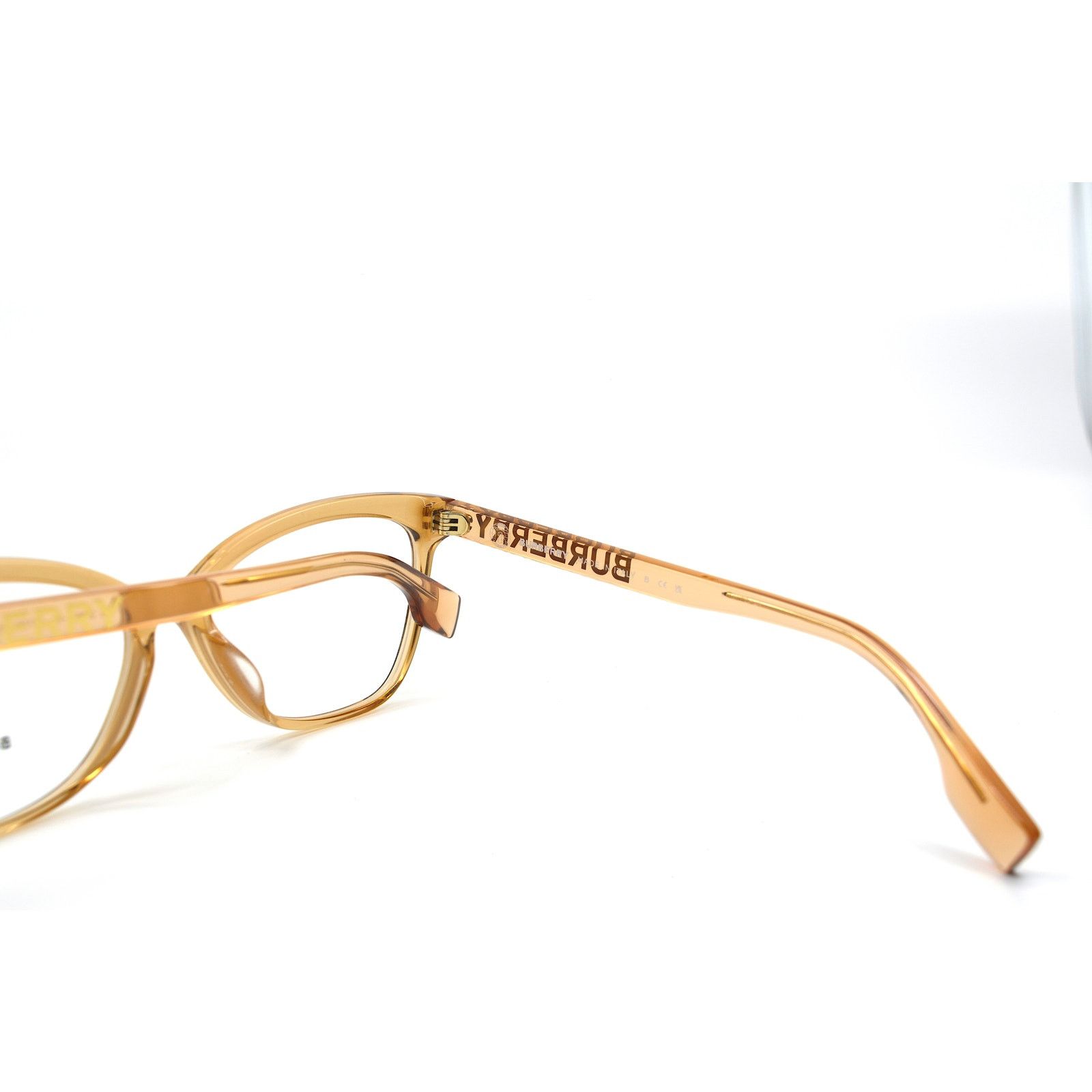Burberry NEW BURBERRY BE2364F 3779 TRANSPARENT BROWN EYEGLASSES FRAME Size ONE SIZE - 10 Thumbnail