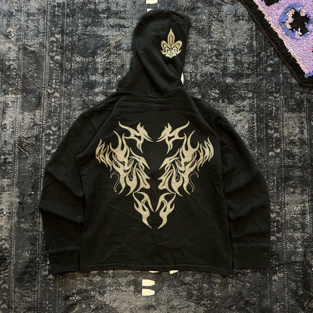 Yasuyuki Ishii Yasuyuki Ishii Studded Snakeskin Leather Zip Up