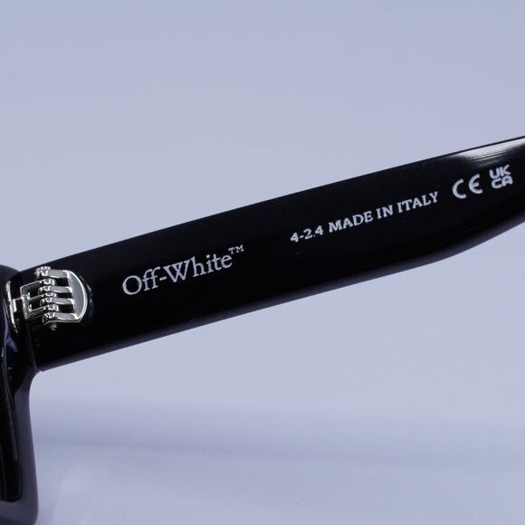 Off-White Off-White OERI110 CINCINNATI 1307 Sunglasses Black Cat Eye Size ONE SIZE - 8 Thumbnail
