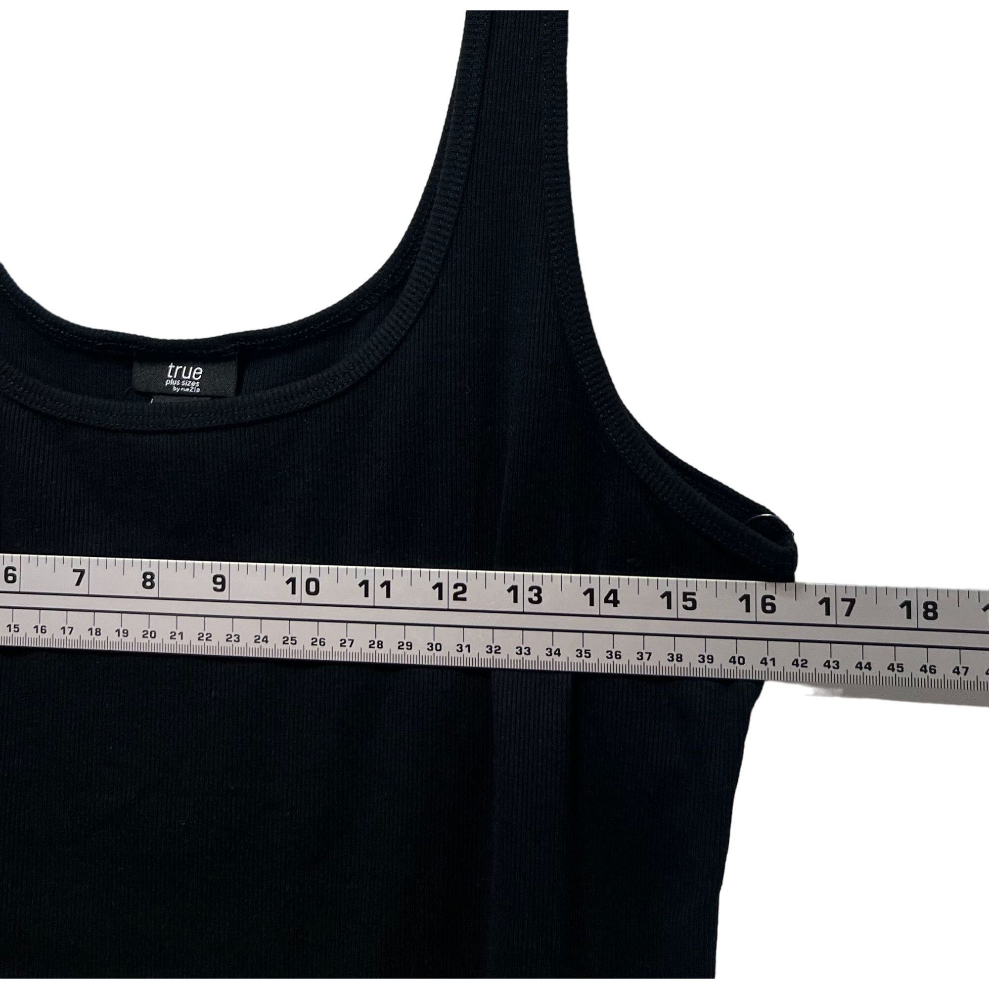 Other True - Women's Sleeveless Bodysuit - Black - 2X Size ONE SIZE - 3 Thumbnail