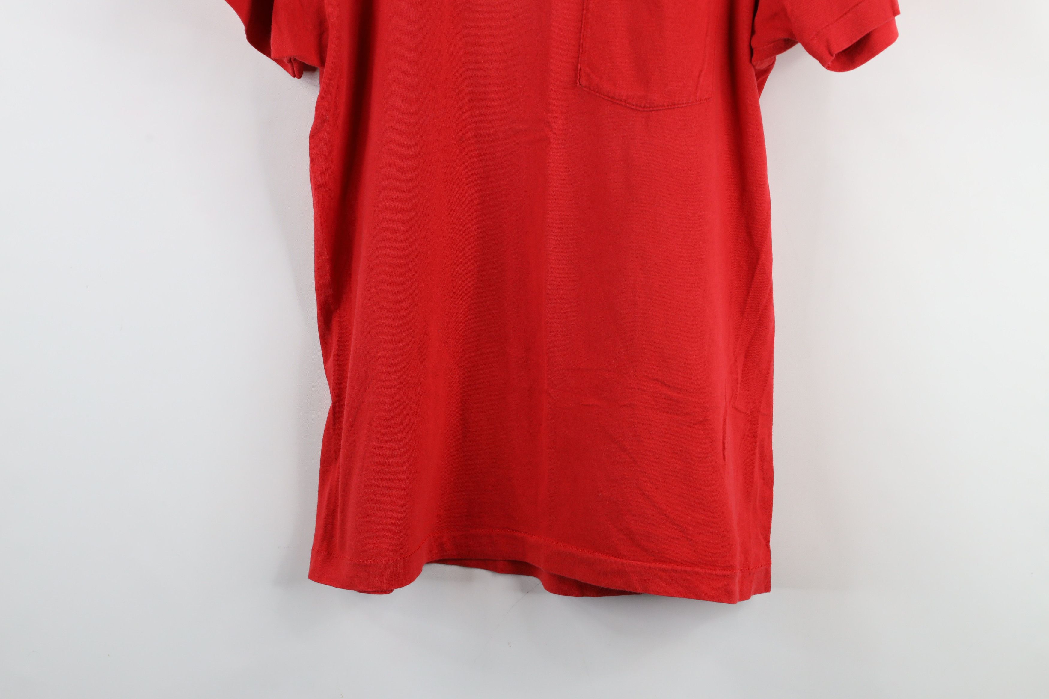 Vintage Vintage 90s Streetwear Blank Short Sleeve Pocket T-Shirt USA Size US M / EU 48-50 / 2 - 3 Thumbnail
