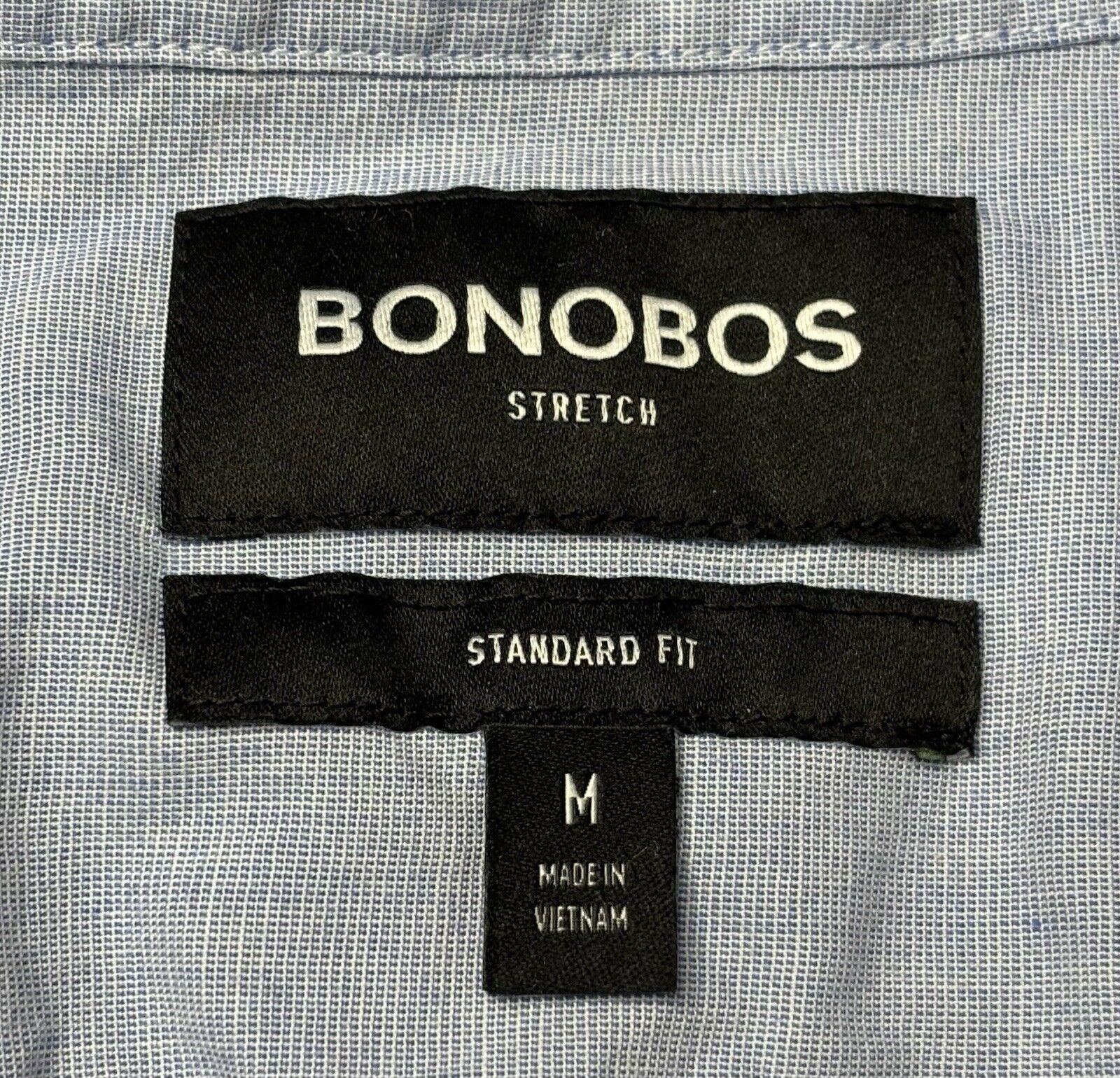 Bonobos Bonobos Dress Shirt Men's Medium Stretch Standard Fit Cotton Size US M / EU 48-50 / 2 - 2 Thumbnail
