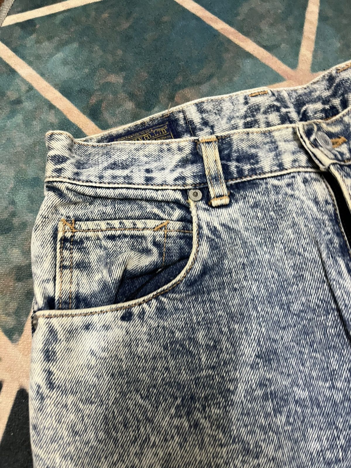 Japanese Brand 💥PURE VINTAGE Edwin Tokyo 80s Cut Jeans Size US 31 - 7 Thumbnail