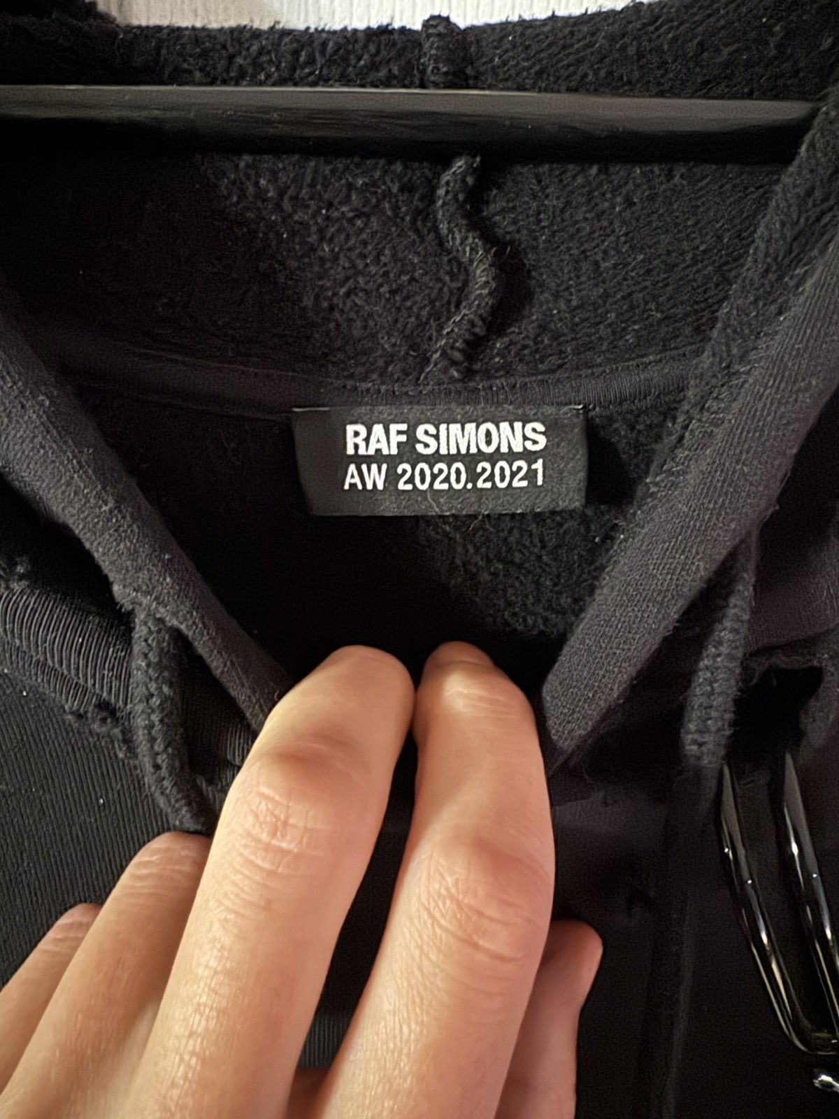 Raf Simons Raf simons 2020.2021 Oversized Distressed Hoodie. Size US M / EU 48-50 / 2 - 7 Thumbnail