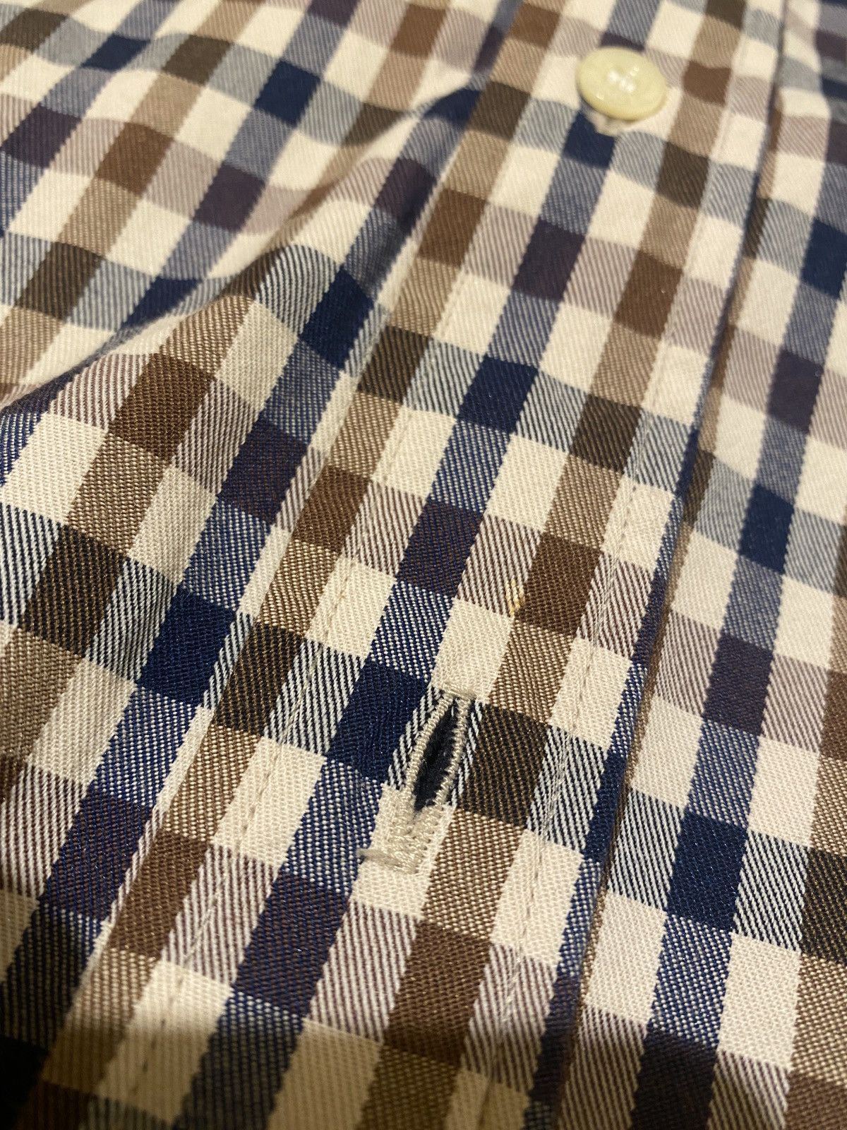 Aquascutum Aquascutum fullprint shirt button up Size US L / EU 52-54 / 3 - 6 Thumbnail