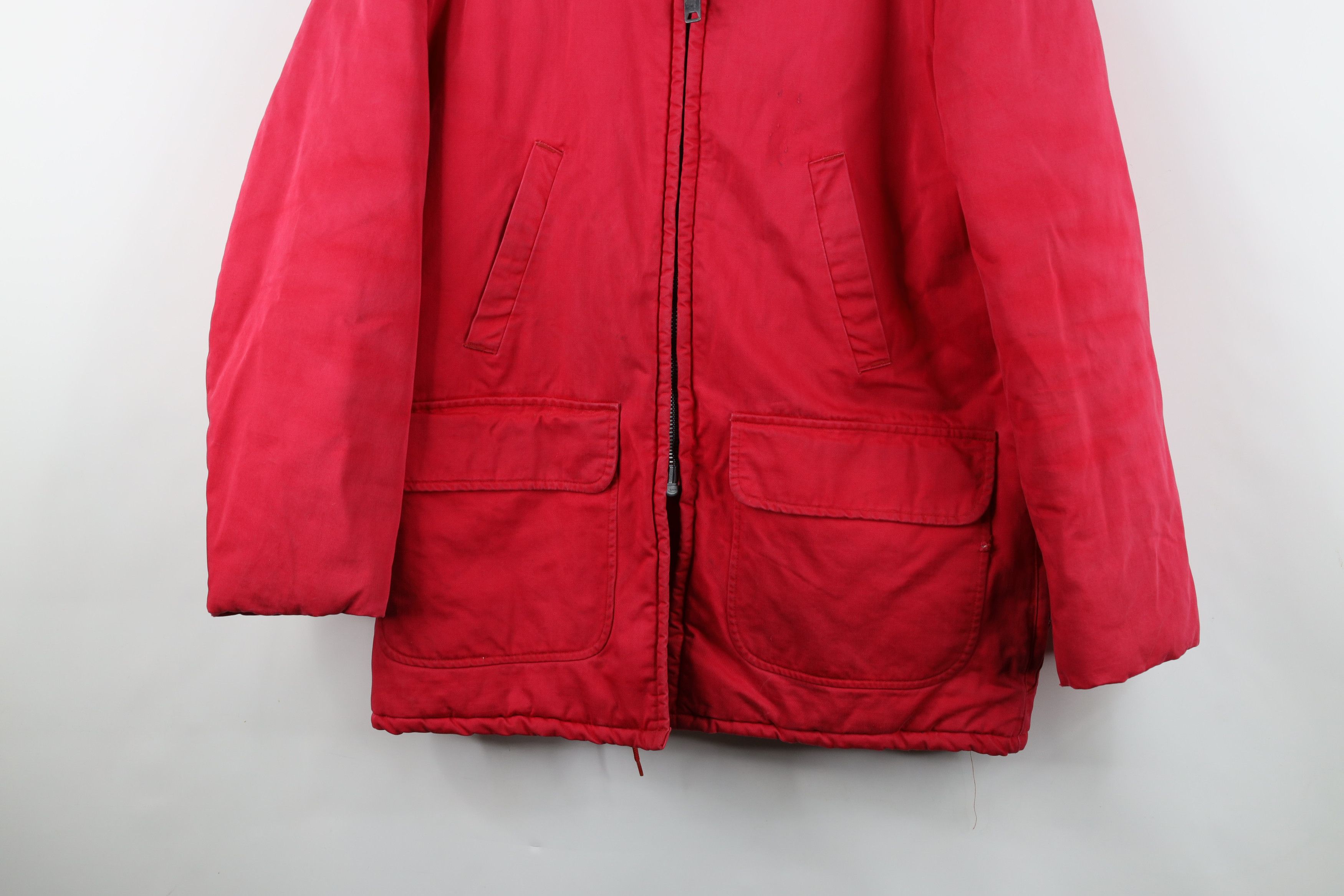 Vintage Vintage 60s Streetwear Hunting Birding Jacket Red USA Size US L / EU 52-54 / 3 - 3 Thumbnail