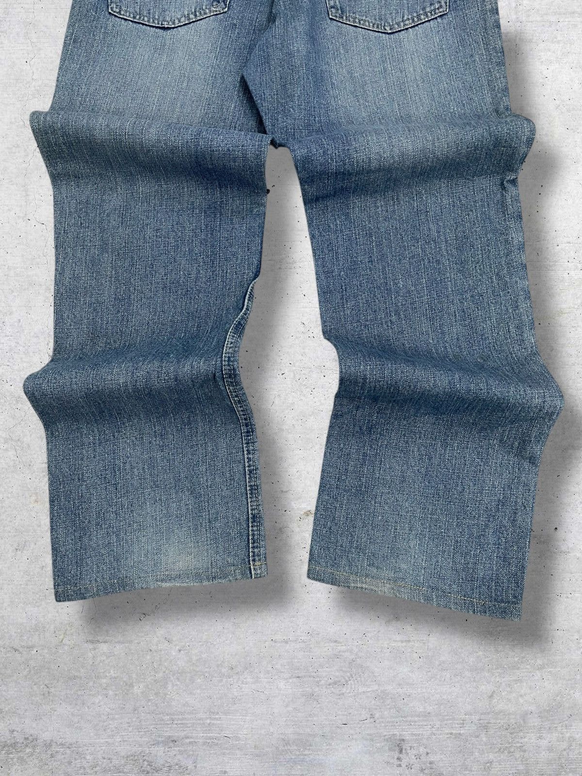semanticdesign VINTAGE DENIM LAB JAPAN DESIGNER 90S OG RIPPED GRUNGE DENIM Size US 32 / EU 48 - 12 Thumbnail