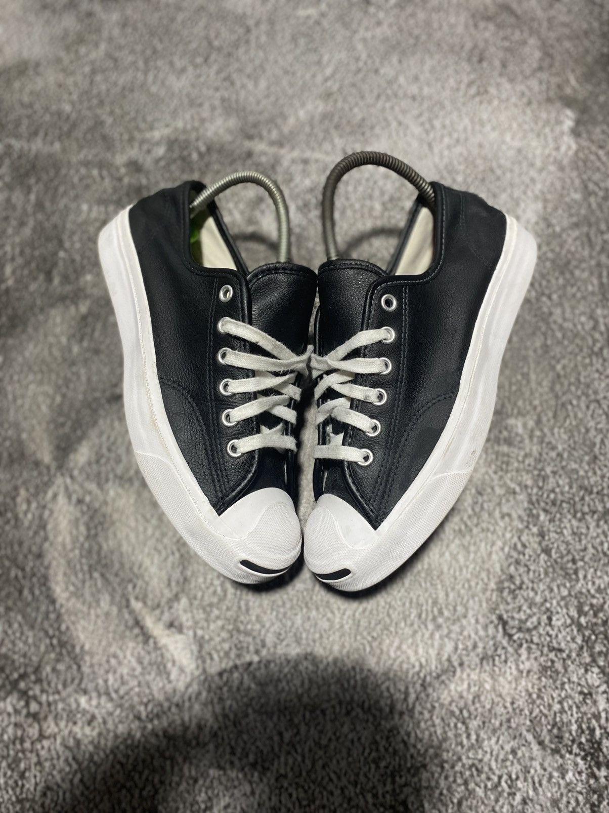 Converse Converse jack purcell black white leather Size US 7.5 / IT 37.5 - 2 Thumbnail