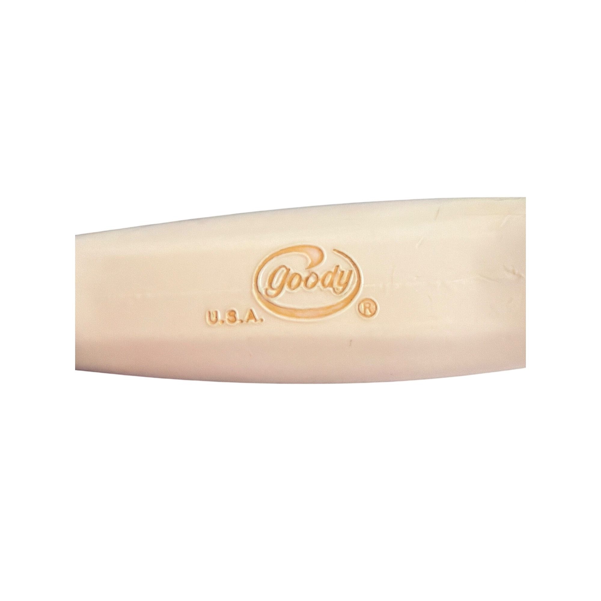 Other Vintage Goody Cream Handle Hair Brush Black Bristle Hairbrus Size ONE SIZE - 3 Thumbnail