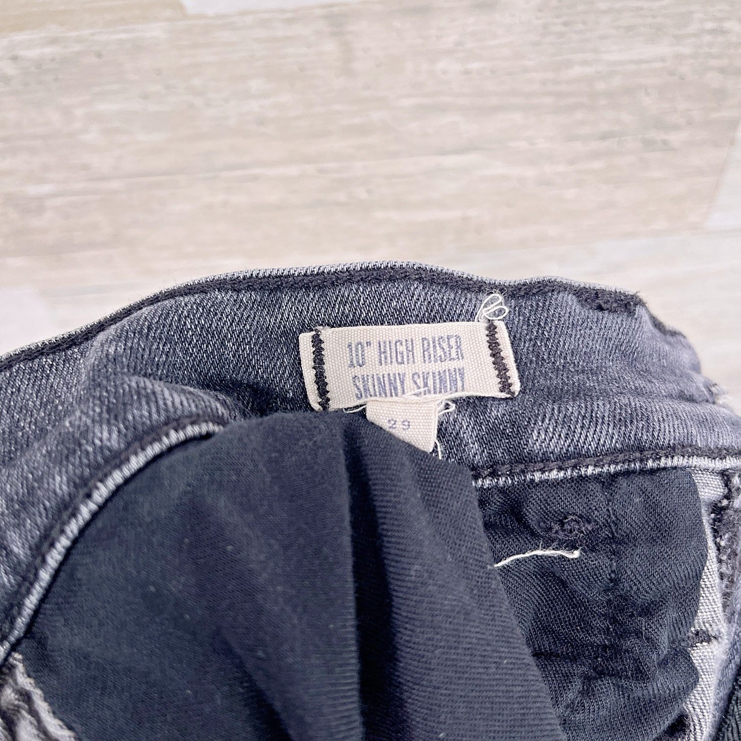 Madewell Madewell High Riser Super Skinny Jeans Black Womens 29 Size 29" - 7 Thumbnail