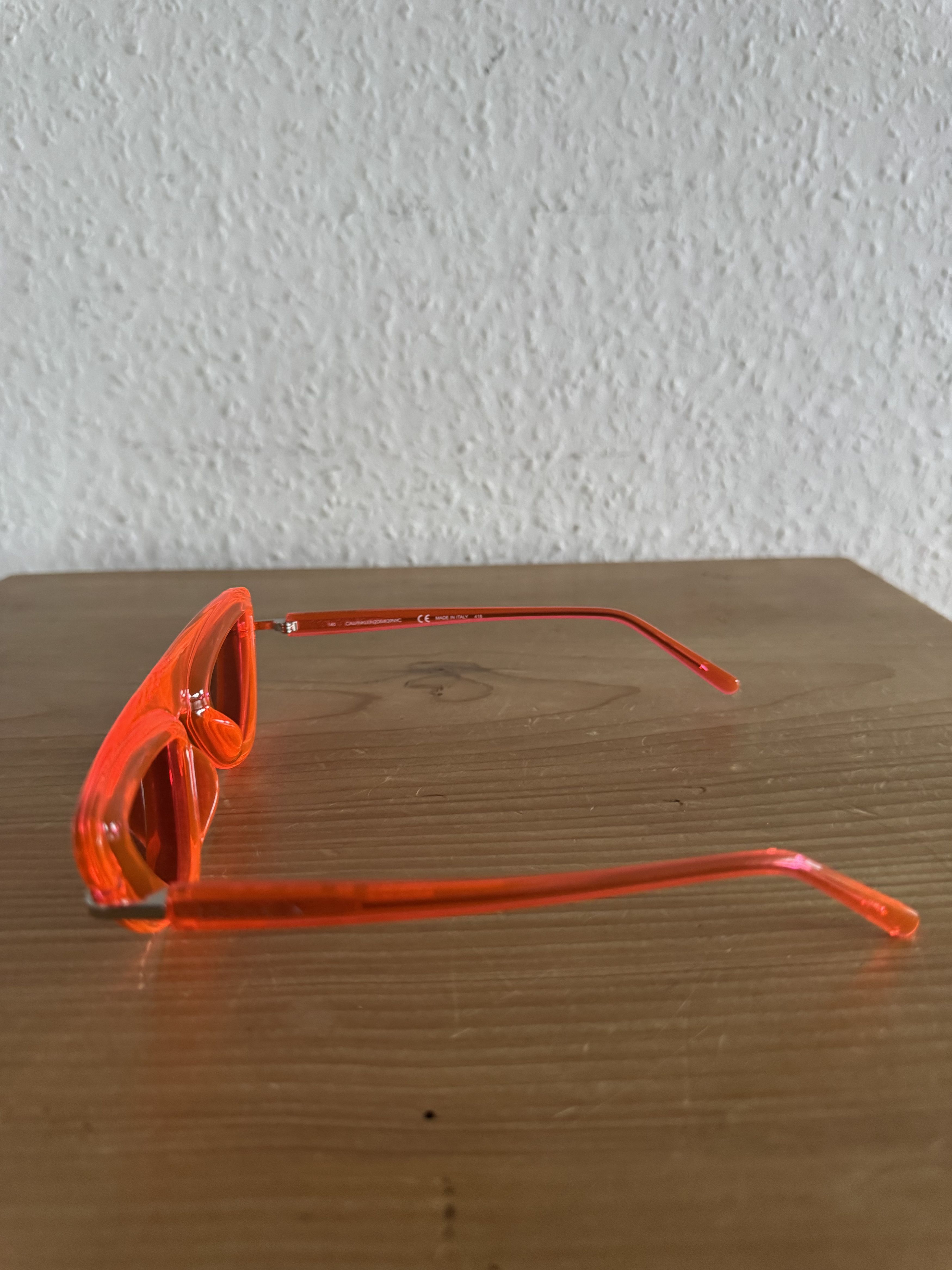 Calvin Klein 205W39NYC CKNYC1951S Neon Cat-Eye Sunglasses Size ONE SIZE - 3 Thumbnail