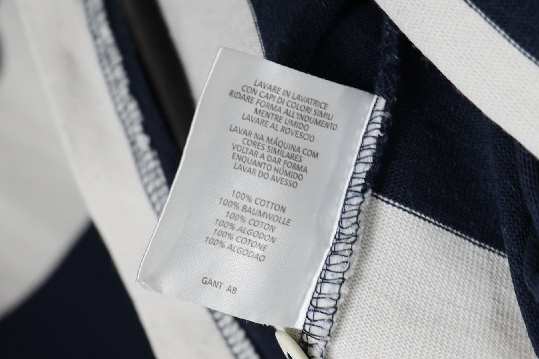 Gant × Gant Rugger Gant Logo Preppy University Striped Rugby Polo Shirt XL Size US XL / EU 56 / 4 - 8 Thumbnail