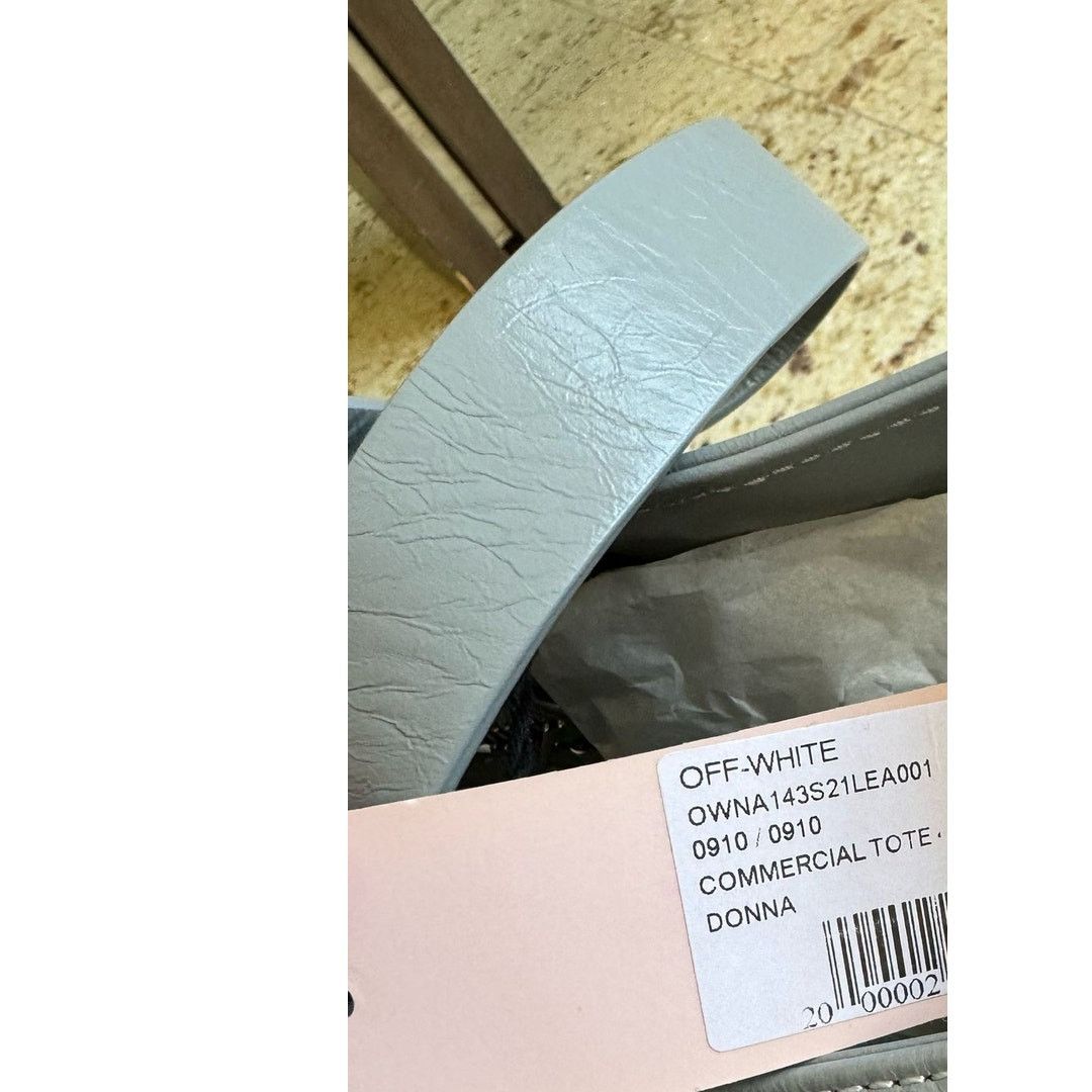 Off-White o1rshd1 Size: OS / Commercial Tote Bag in Grey/Black Size ONE SIZE - 16 Thumbnail