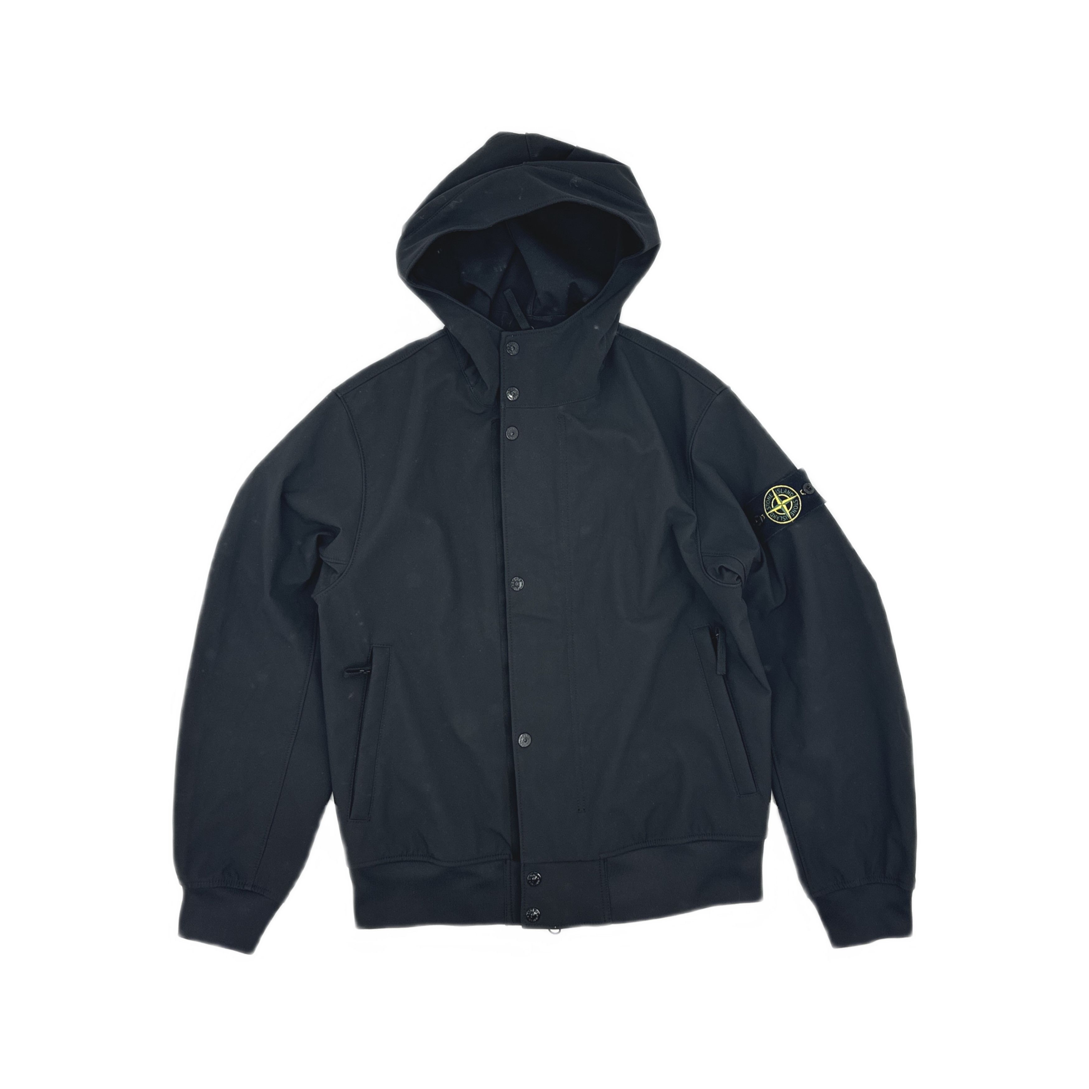 Stone Island Stone Island Soft Shell Hooded Jacket Size S Size US S / EU 44-46 / 1 - 1 Thumbnail