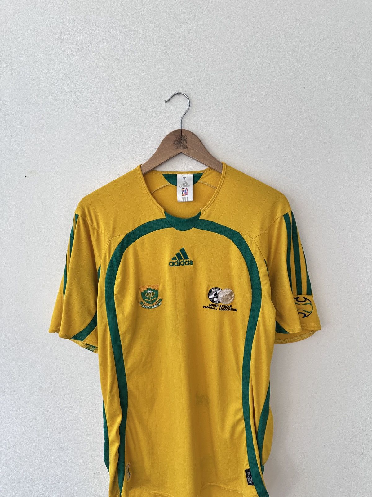 Adidas South Africa 2005 2006 Home Football Shirt Jersey Adidas Size US M / EU 48-50 / 2 - 5 Thumbnail