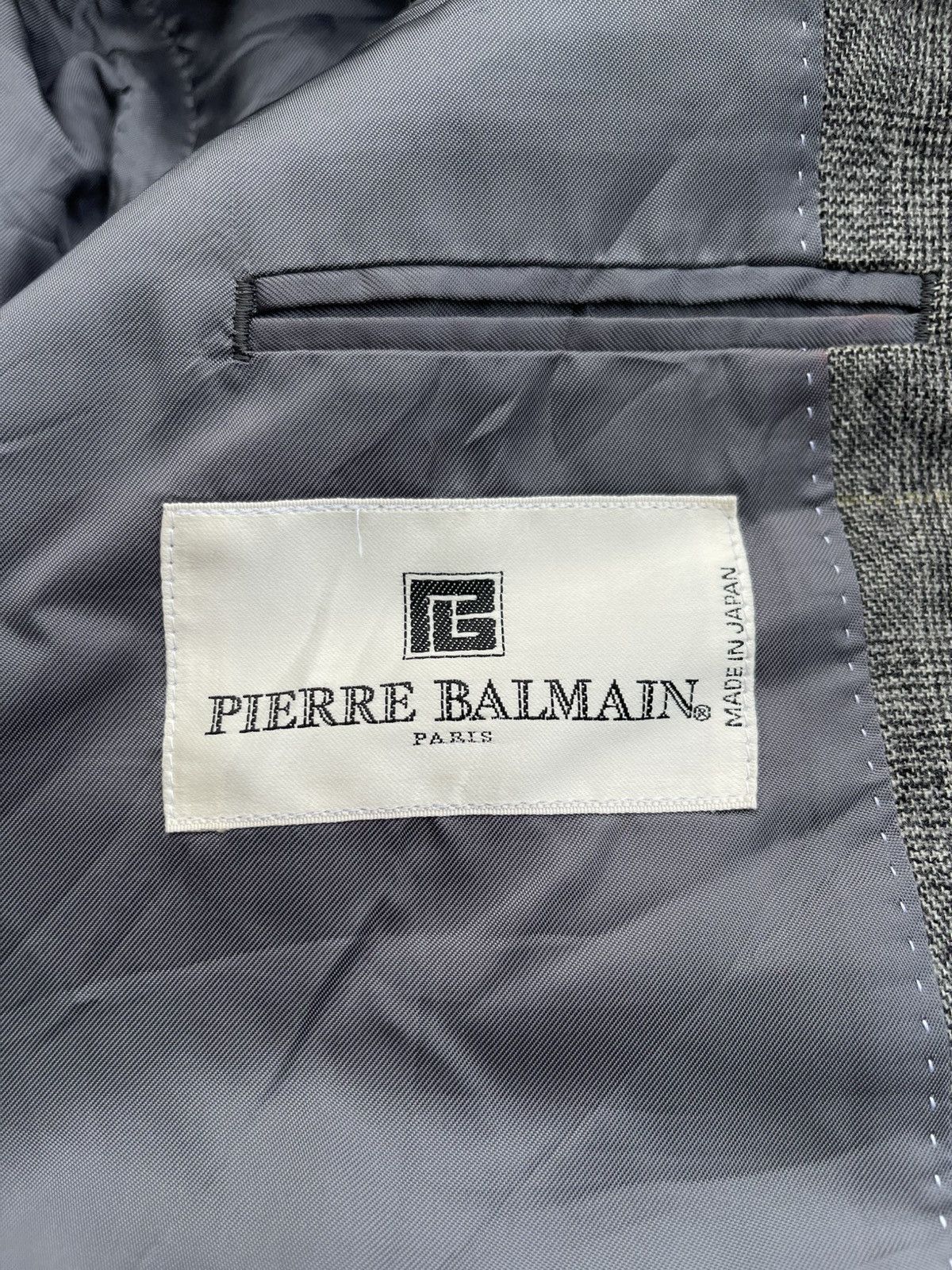 Balmain 🔥VINTAGE PIERRE BALMAIN PARIS SINGLE-BREASTED SUIT JACKET Size US M / EU 48-50 / 2 - 10 Thumbnail