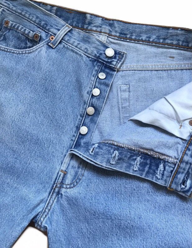 Levi's Vintage 80s Levi’s Denim Pants USA Sz 40x32 Blue Size US 40 / EU 56 - 4 Thumbnail