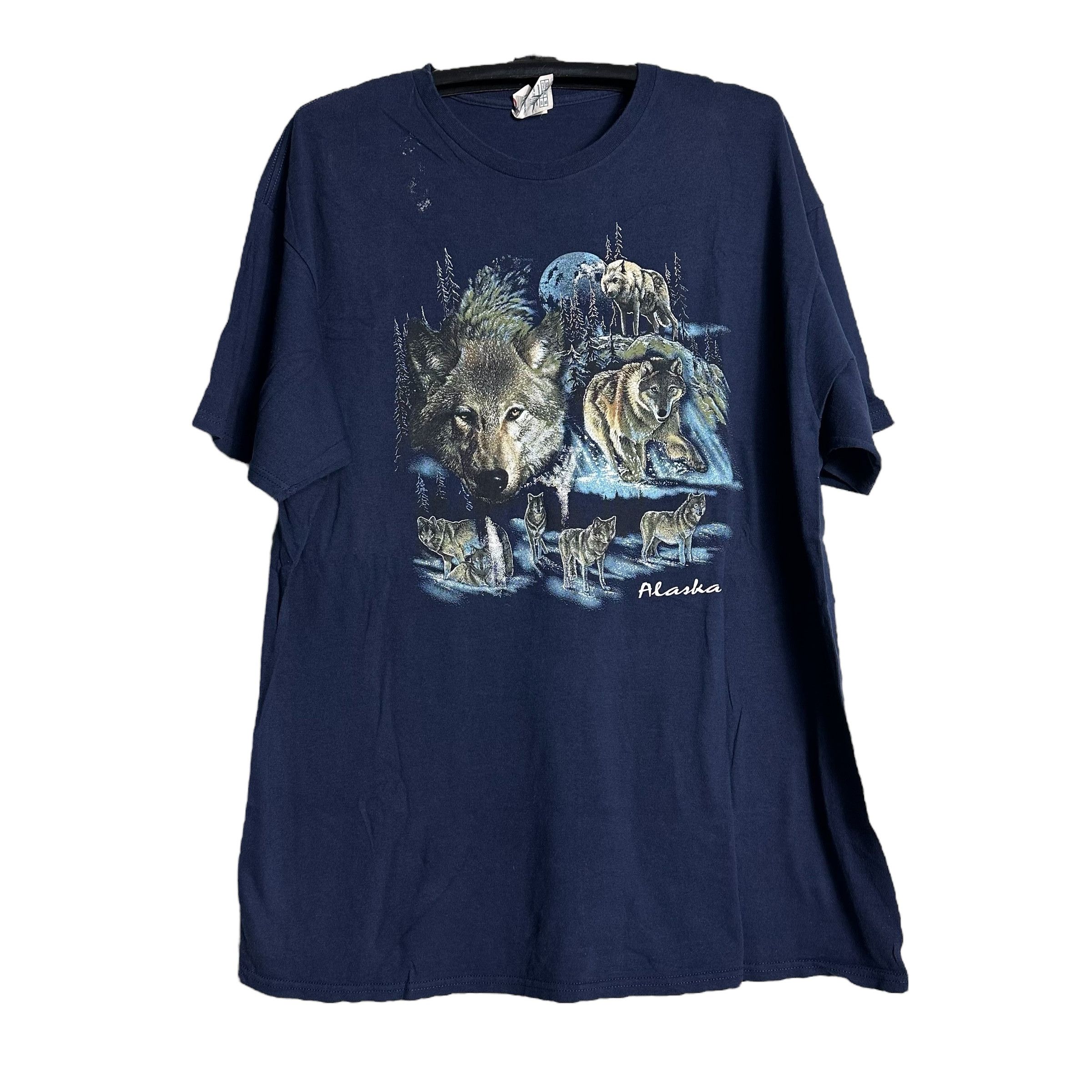 Habitat 🔥RARE🔥Vintage Habitat Wolf Alaska OVP T-shirt Size US XL / EU 56 / 4 - 1 Thumbnail