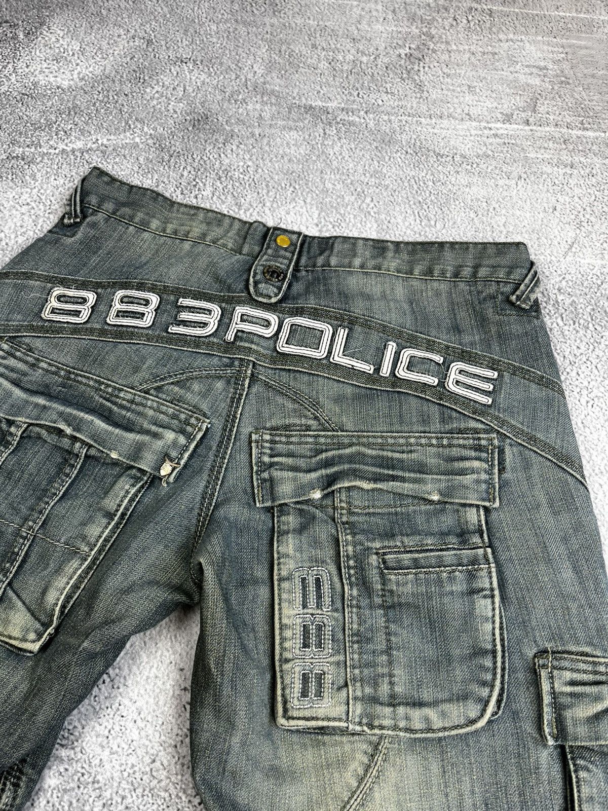 Other Police denim shorts cargo vintage Size US 30 / EU 46 - 4 Thumbnail