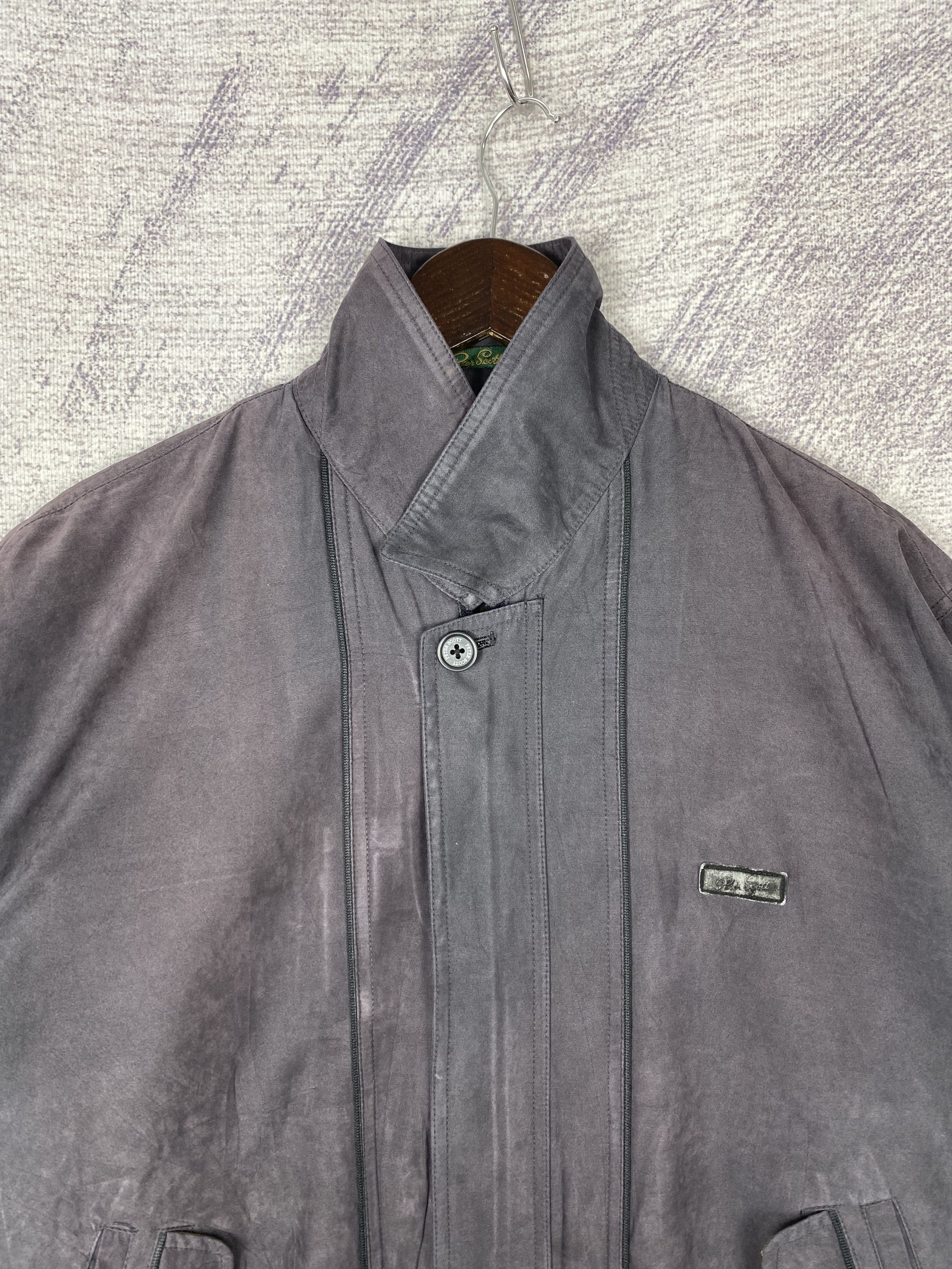 Japanese Brand Vintage Peter Scott Plain Canvas Zip Up Jacket Size US L / EU 52-54 / 3 - 2 Thumbnail