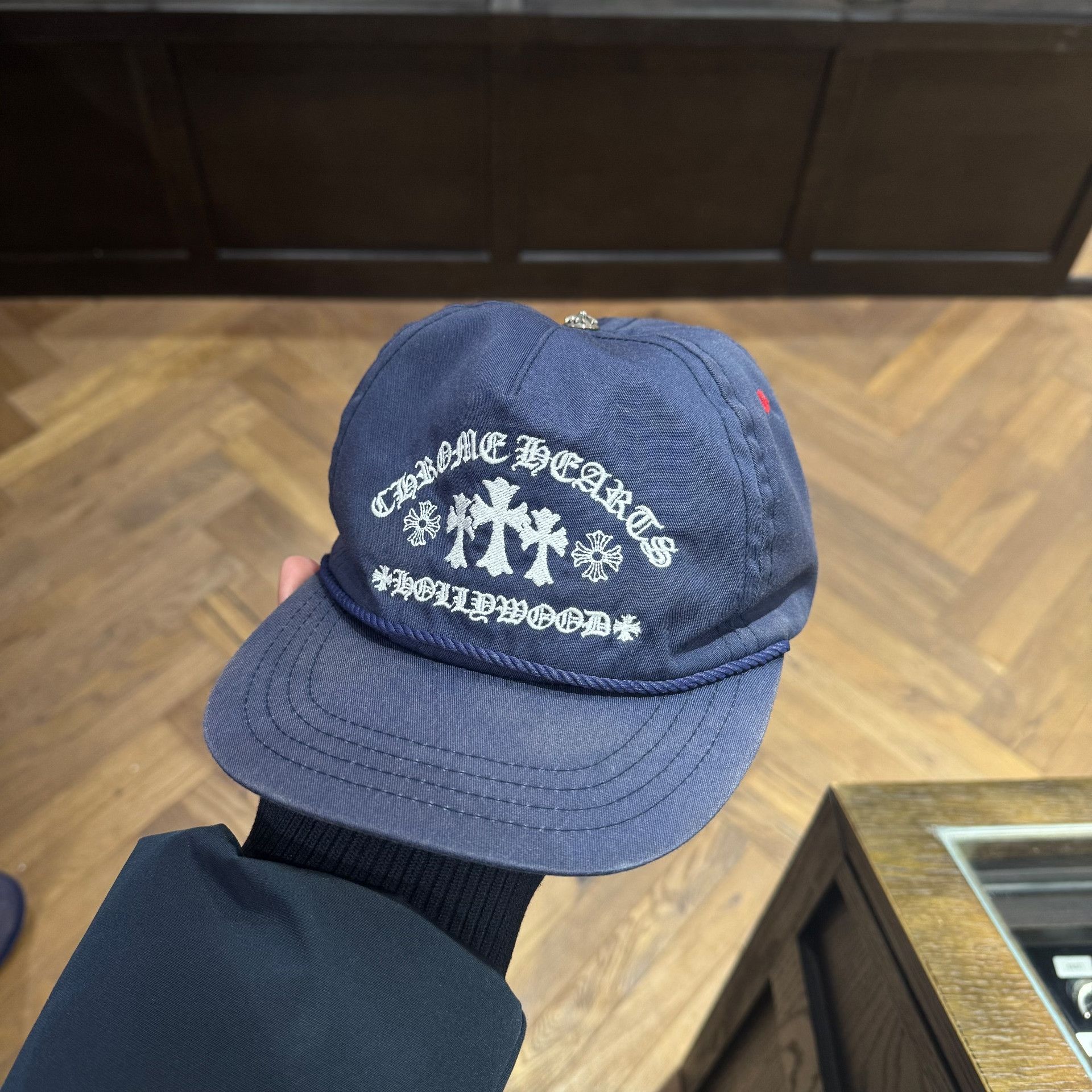 Chrome Hearts Chrome Hearts Embroidered Blue Hat M Men Size ONE SIZE - 1 Thumbnail