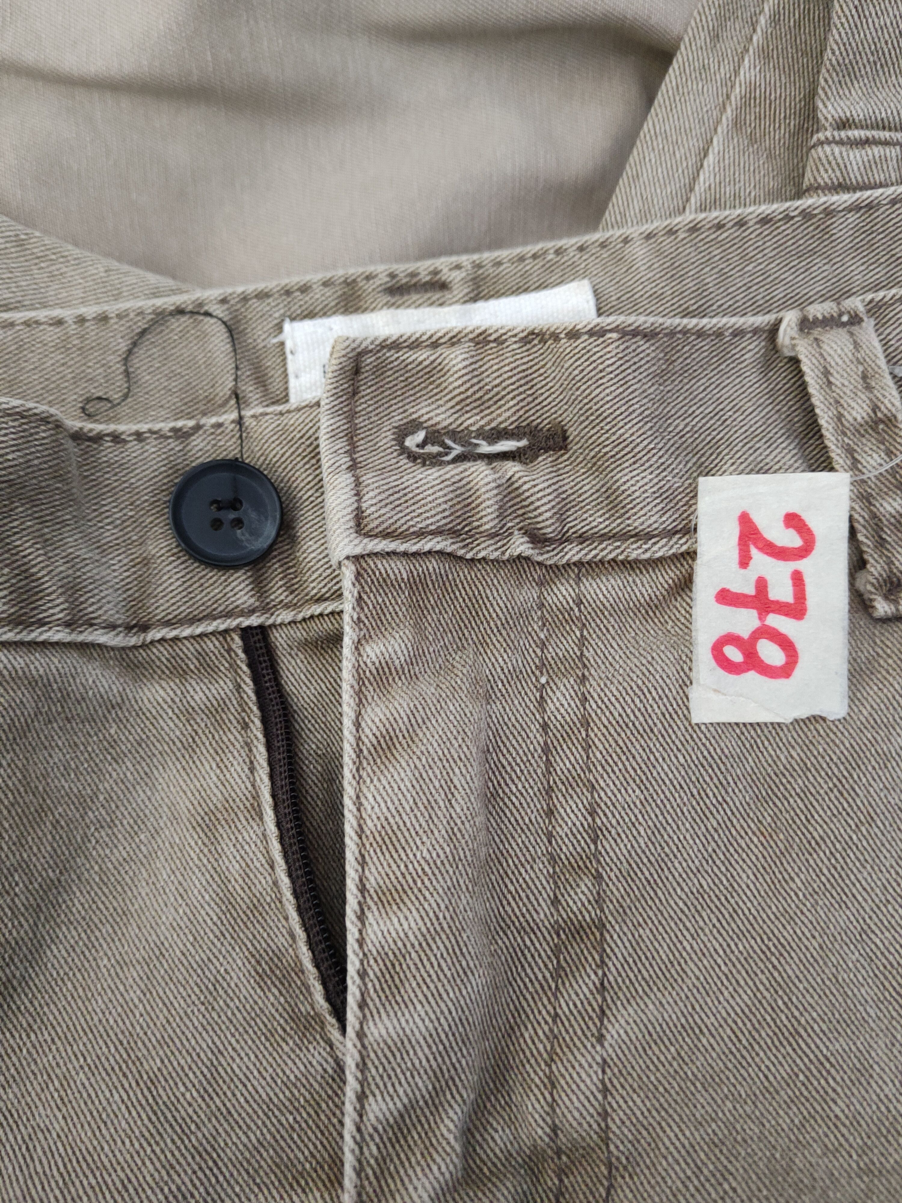 Japanese Brand DL Twist Olive Faded Multipocket Tactical Cargo Pants #278 Size 30" / US 8 / IT 44 - 16 Thumbnail
