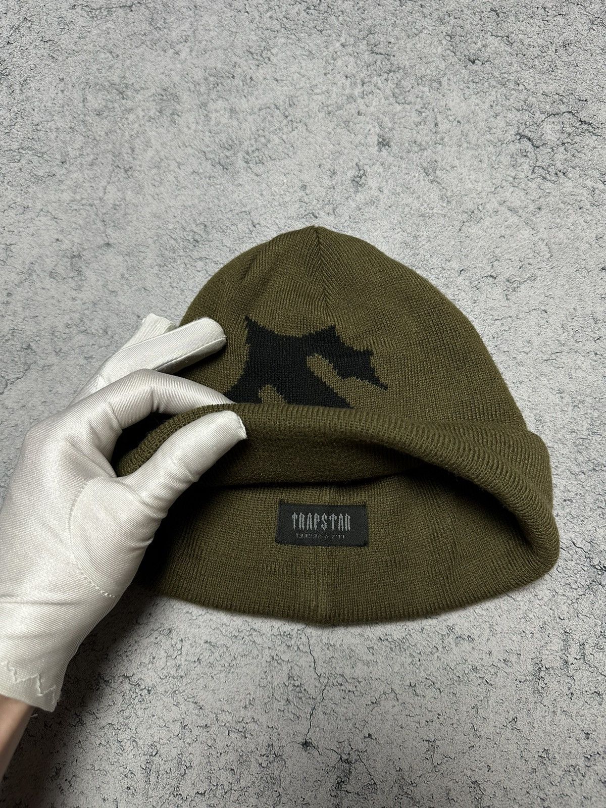 Trapstar London Trapstar London Olive Beanie Hat Size ONE SIZE - 6 Thumbnail
