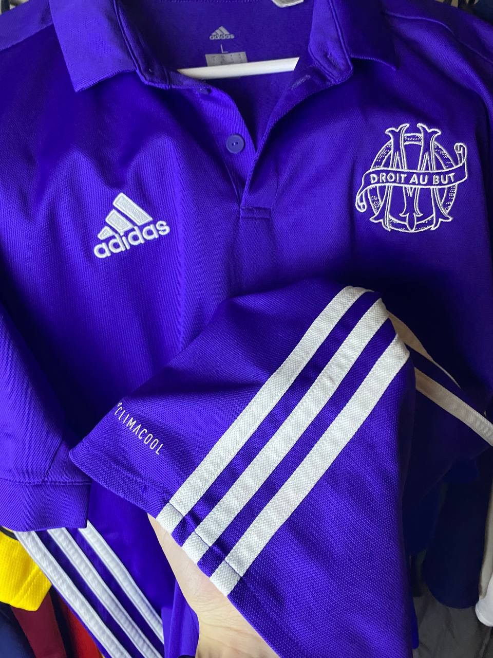 Adidas Adidas Marseille Third jersey drill Size US L / EU 52-54 / 3 - 6 Thumbnail