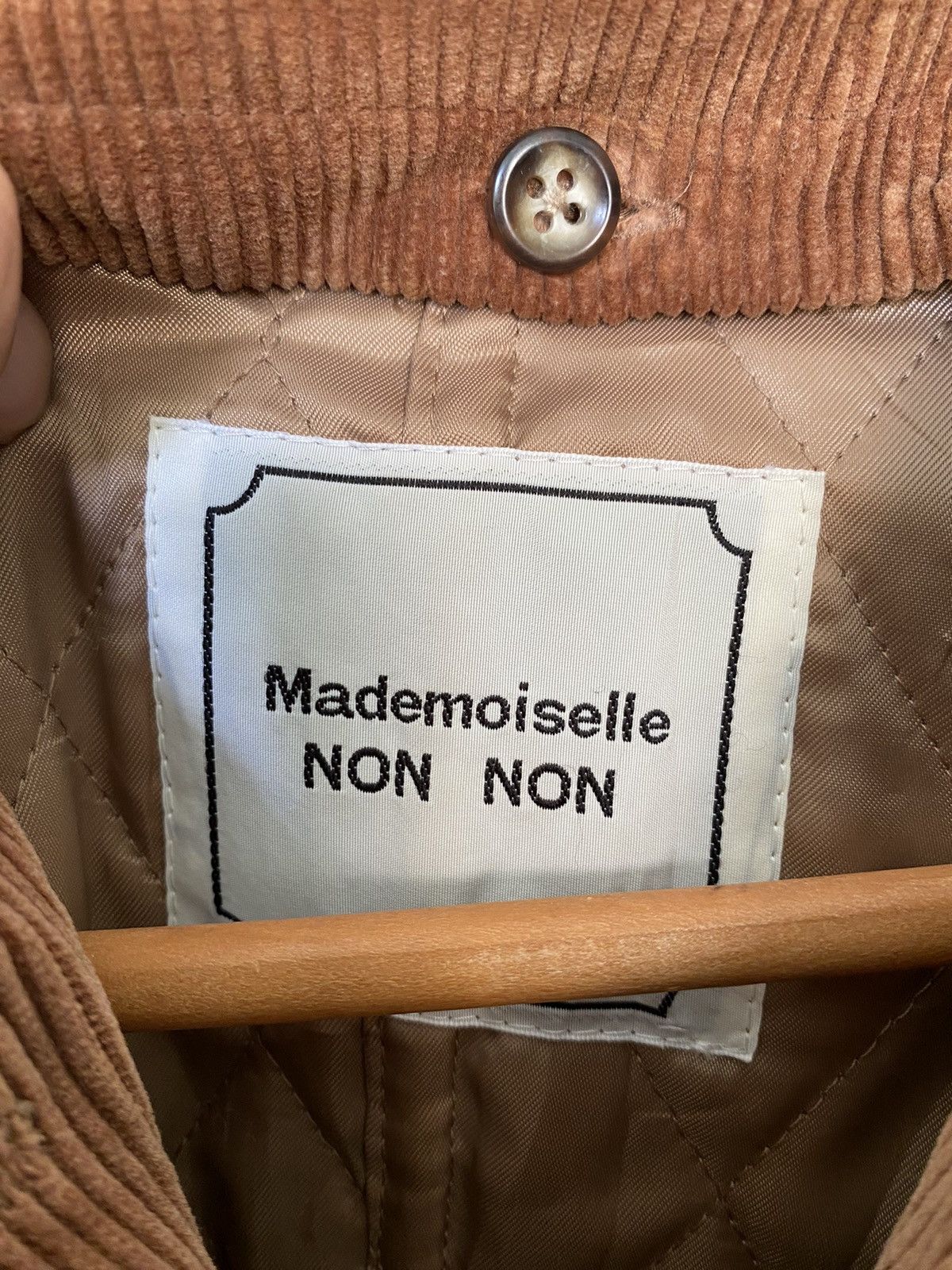 Japanese Brand × Mademoiselle Non Non 1990s Sheepskin Leather Jacket Size M / US 6-8 / IT 42-44 - 15 Thumbnail