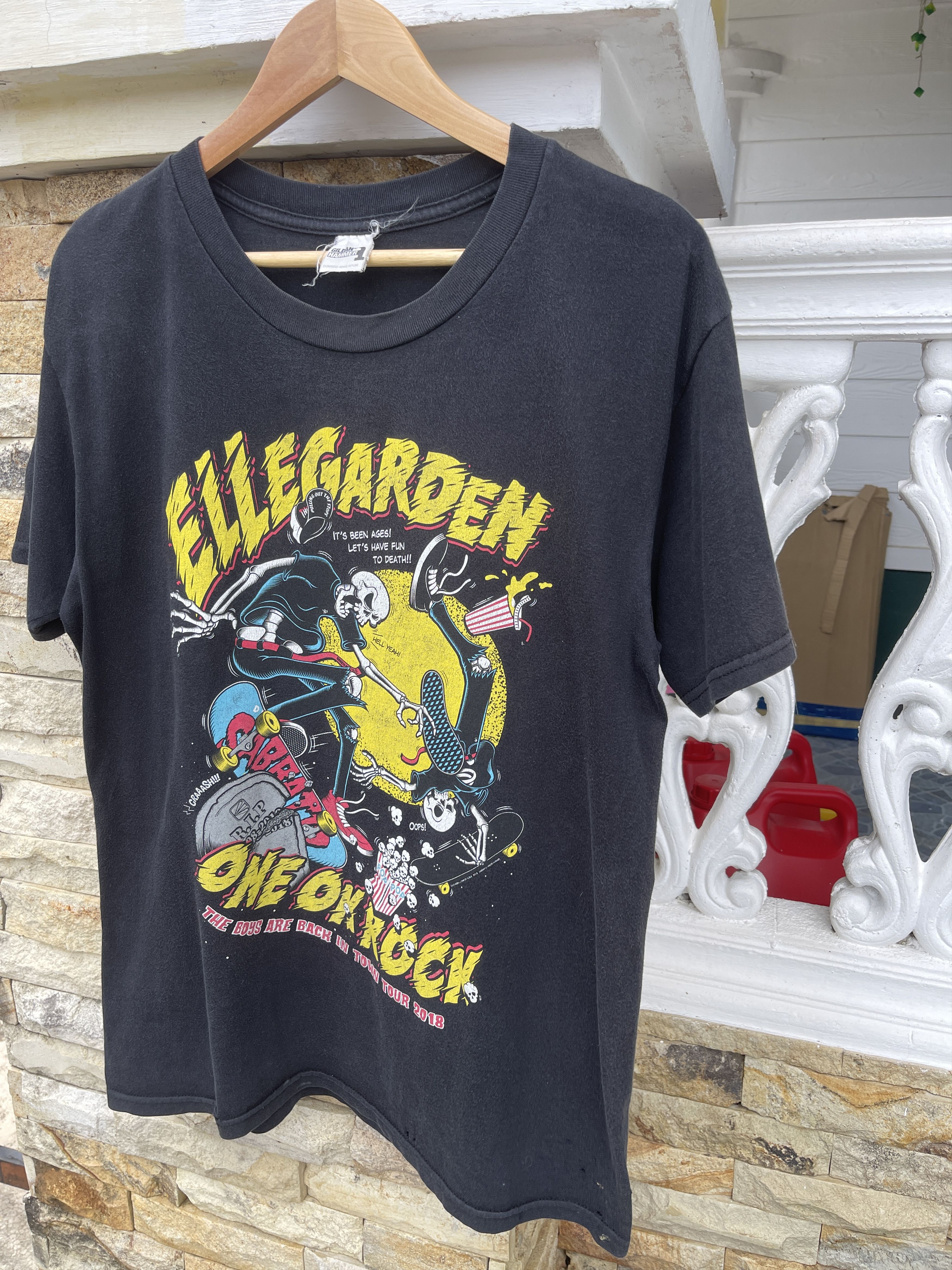 Band Tees LastDrop🔥Ellegarden x One Ok Rock Sabbat13 Skateboarding Tee Size US M / EU 48-50 / 2 - 3 Thumbnail
