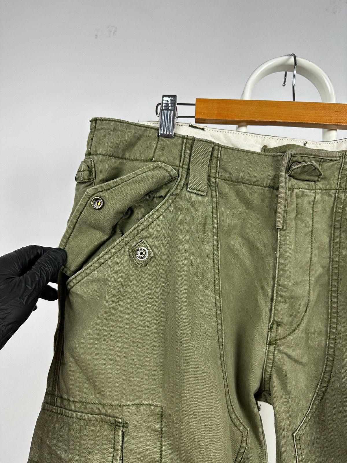 Japanese Brand Vintage Polo Ralph Lauren Cargo Tactical Multi Pockets Pants Size US 36 / EU 52 - 11 Thumbnail