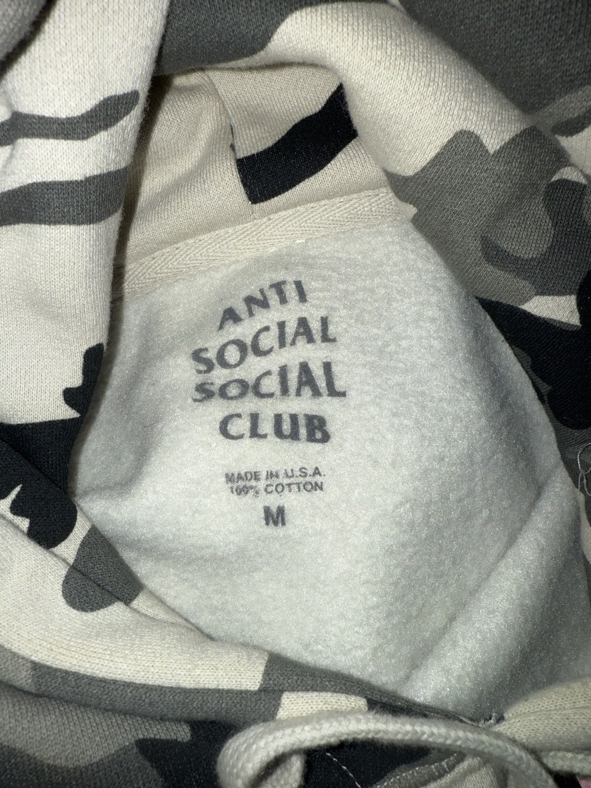 Anti Social Social Club Slighty used camo ASSC hoodie Size US M / EU 48-50 / 2 - 3 Thumbnail