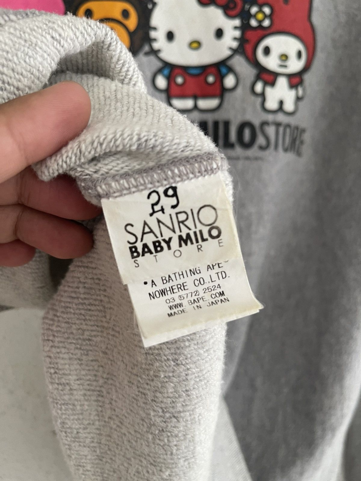 Bape OG 2010 Bape Baby Milo Sanrio Characters Full Zip Hoodie Size S / US 4 / IT 40 - 13 Thumbnail