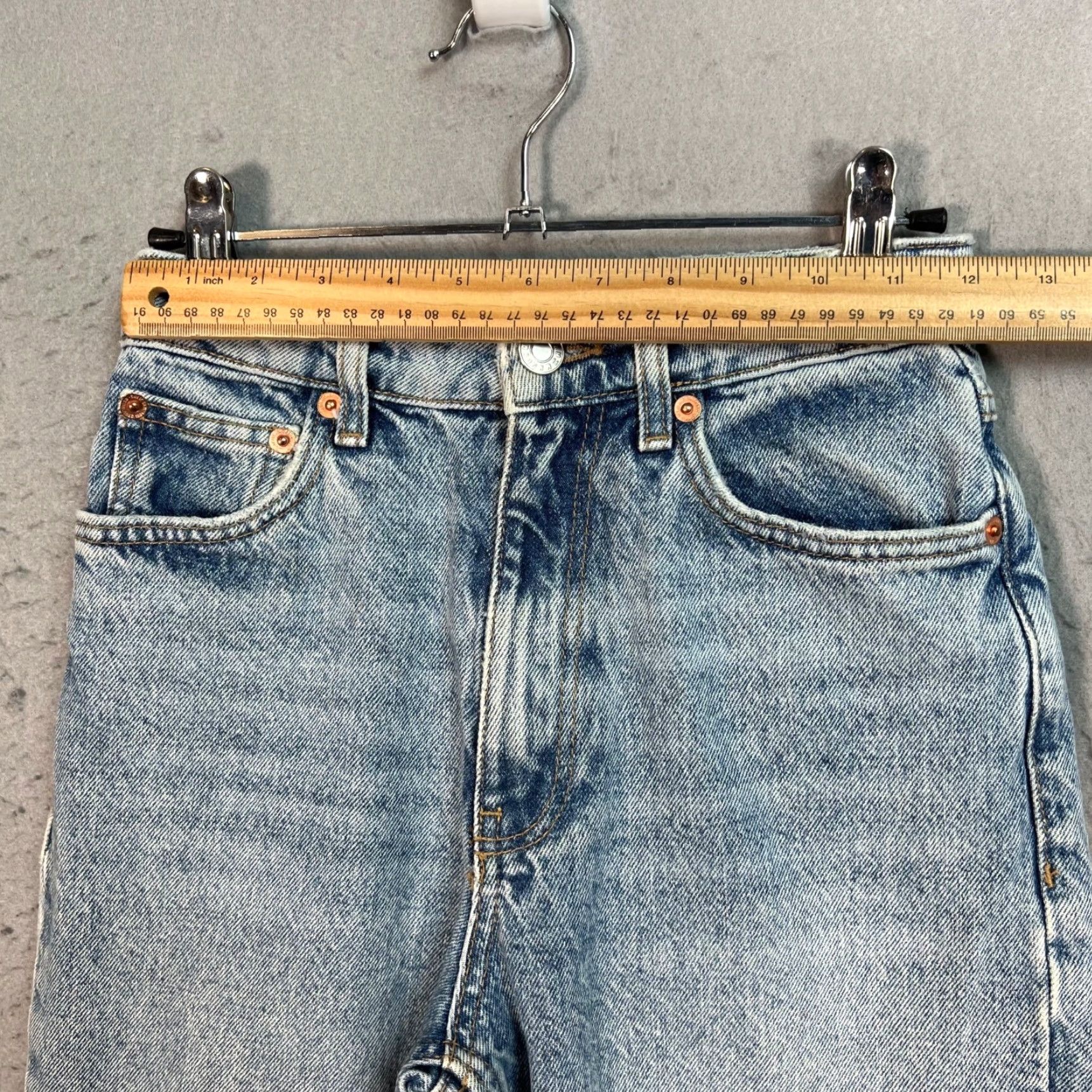 Mango Mango Womens Mom Jeans Light Blue Denim Size 1 Size 25" / US 0 / IT 36 - 6 Thumbnail